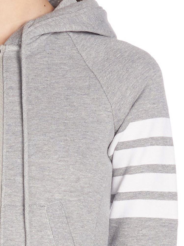 Thom Browne 四條紋拉鍊連帽衫