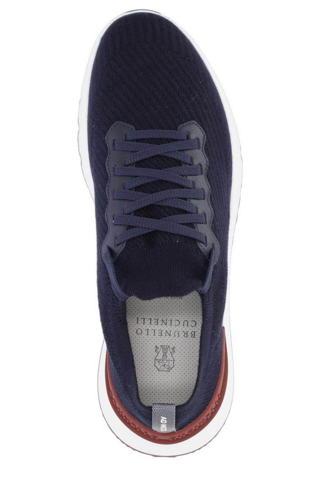 Brunello Cucinelli Knitted Lace-Up Sneakers