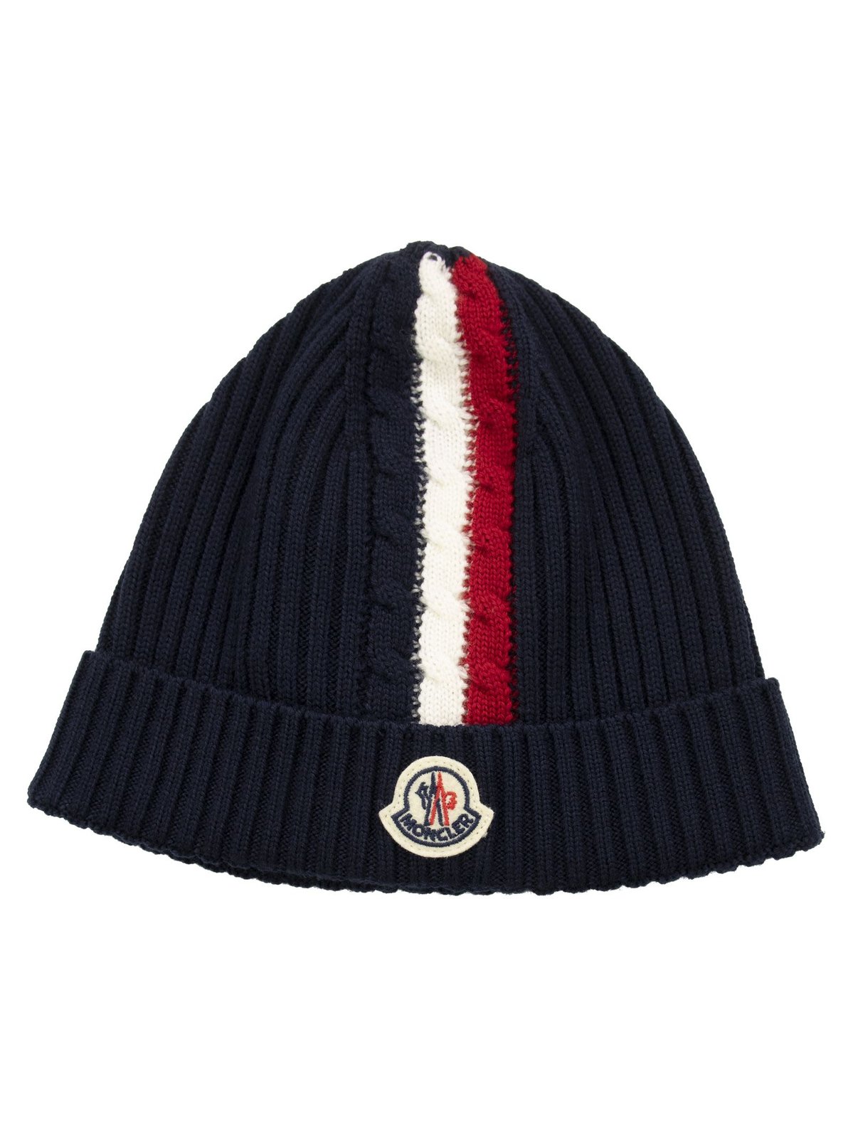 Moncler Enfant Logo Patch Beanie