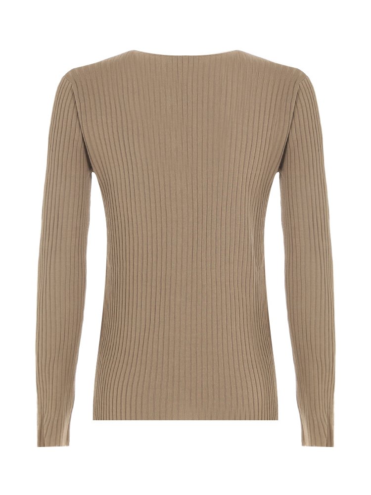 'S Max Mara V-Neck Ribbed-Knit Cardigan