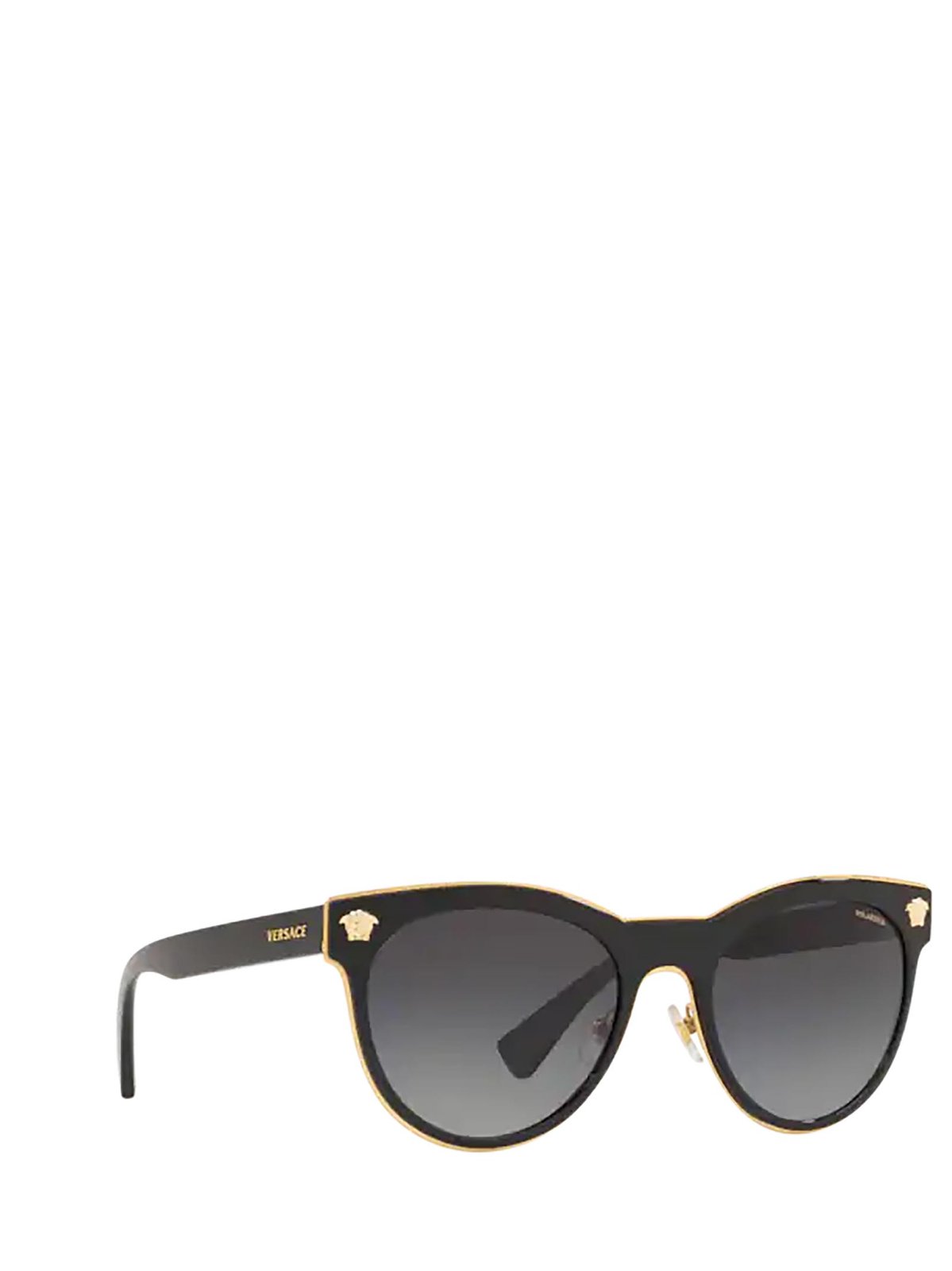 Versace Eyewear Medusa Motif Embellished Sunglasses
