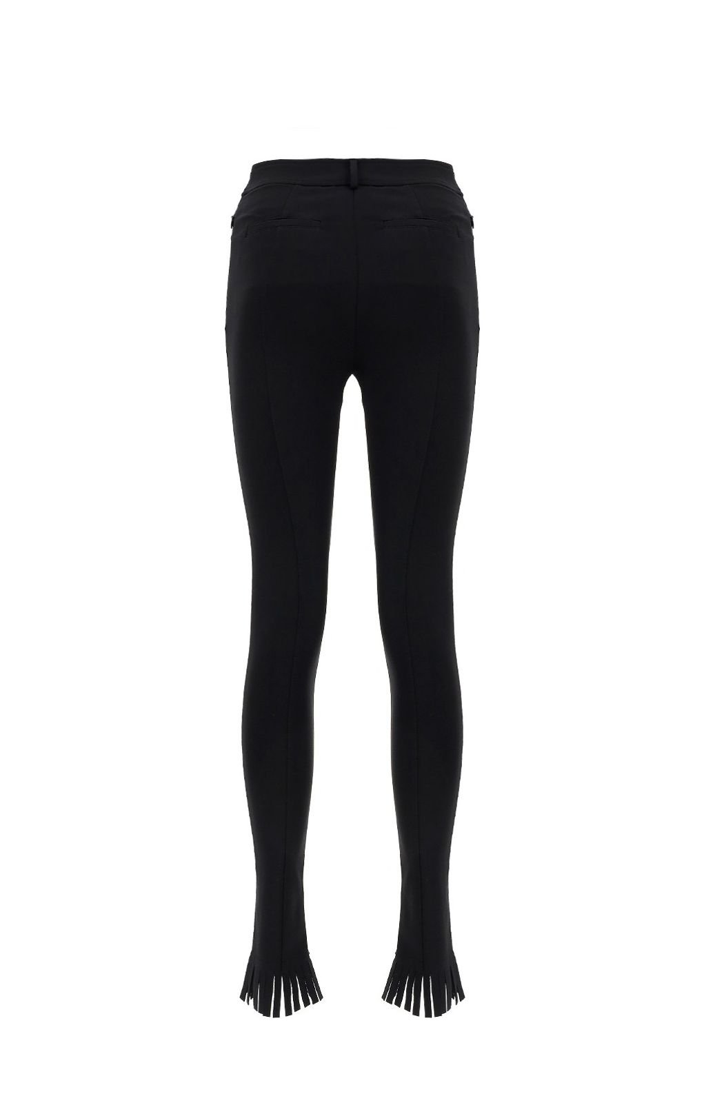 Burberry Fringed Crepe Leggings