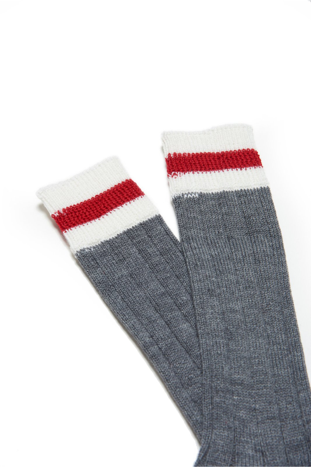 Dsquared2 Kids Logo Intarsia-Knit Socks