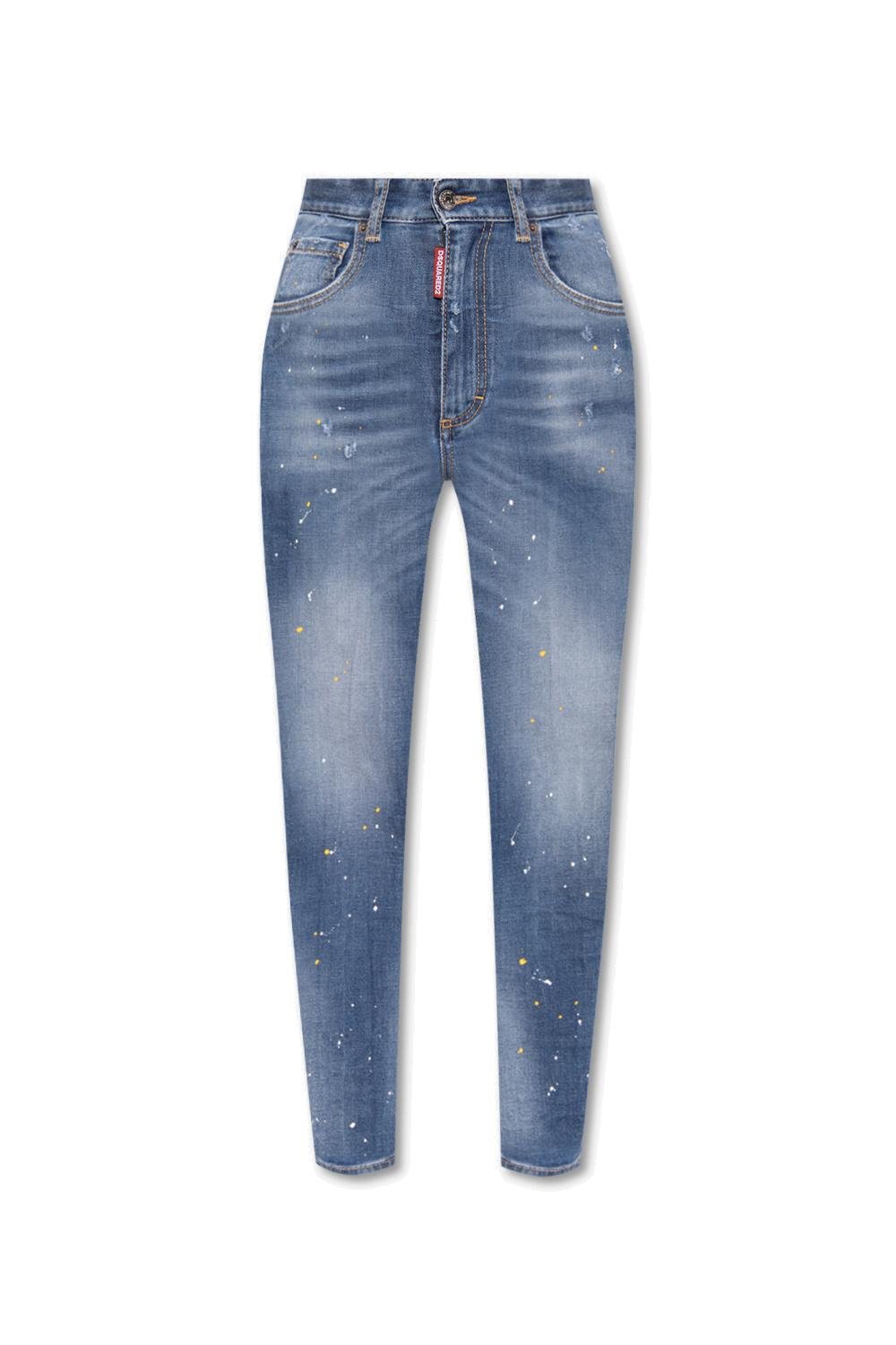 Dsquared2 High-Waist Cropped Jeans