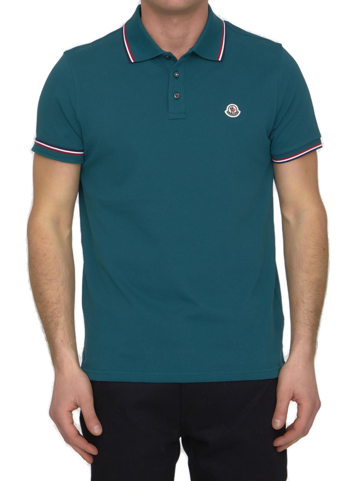 Moncler Logo Patch Polo Shirt