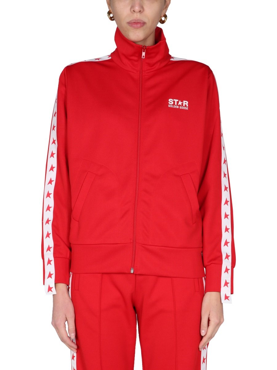 Golden Goose Deluxe Brand Star Logo Printed Jacket