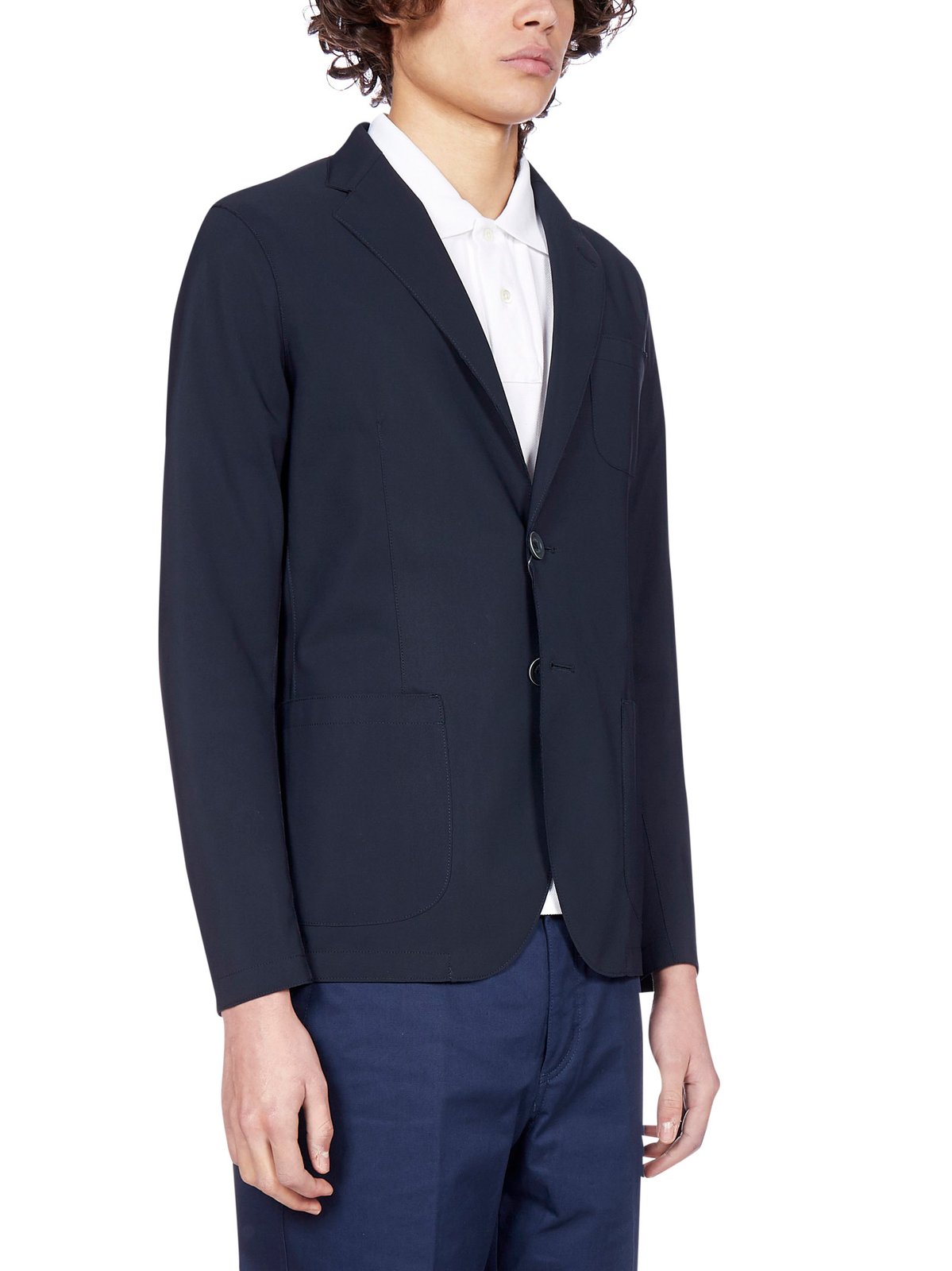 Herno Slim Fit Single-Breasted Blazer