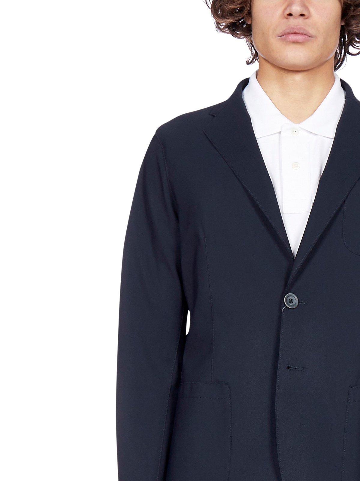 Herno Slim Fit Single-Breasted Blazer