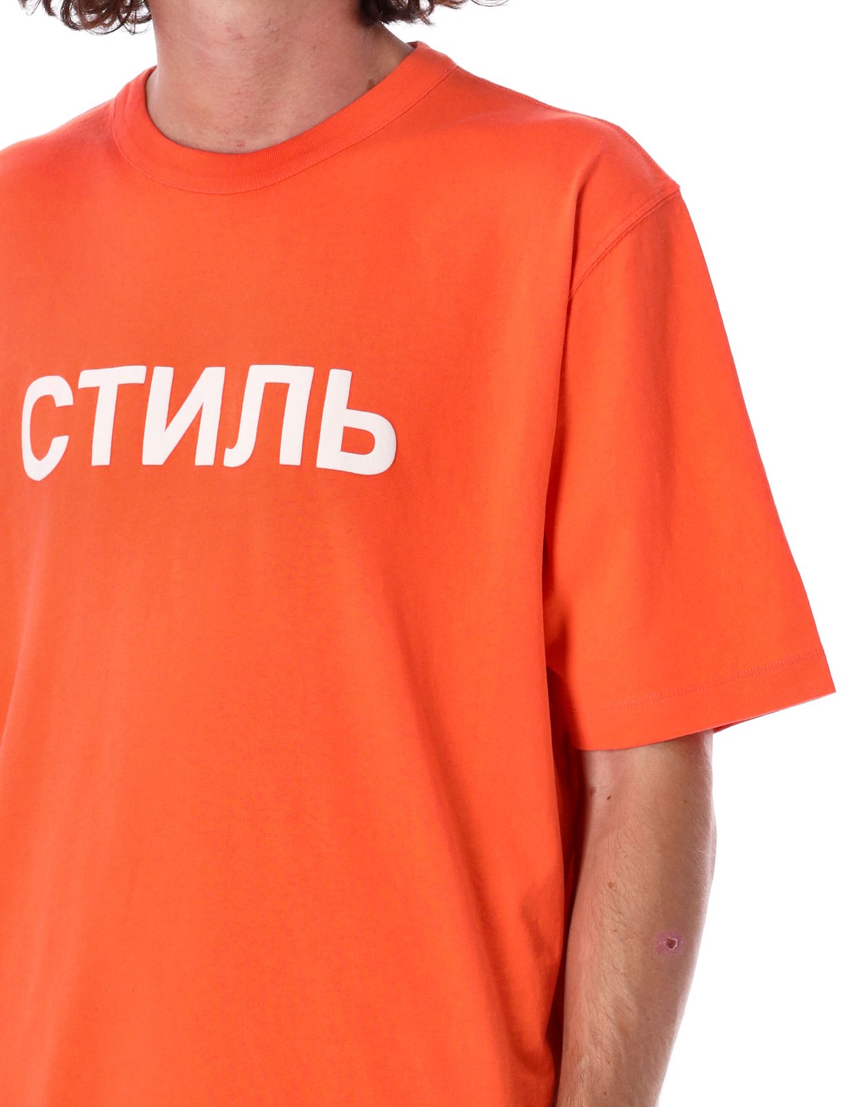 Heron Preston Logo Printed Crewneck T-Shirt