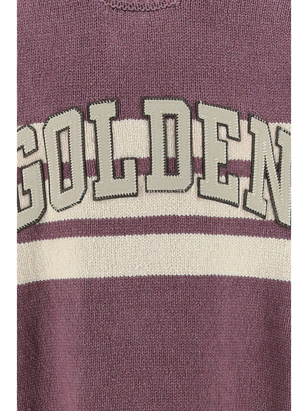 Golden Goose Deluxe Brand Logo Patch Knitted Jumper