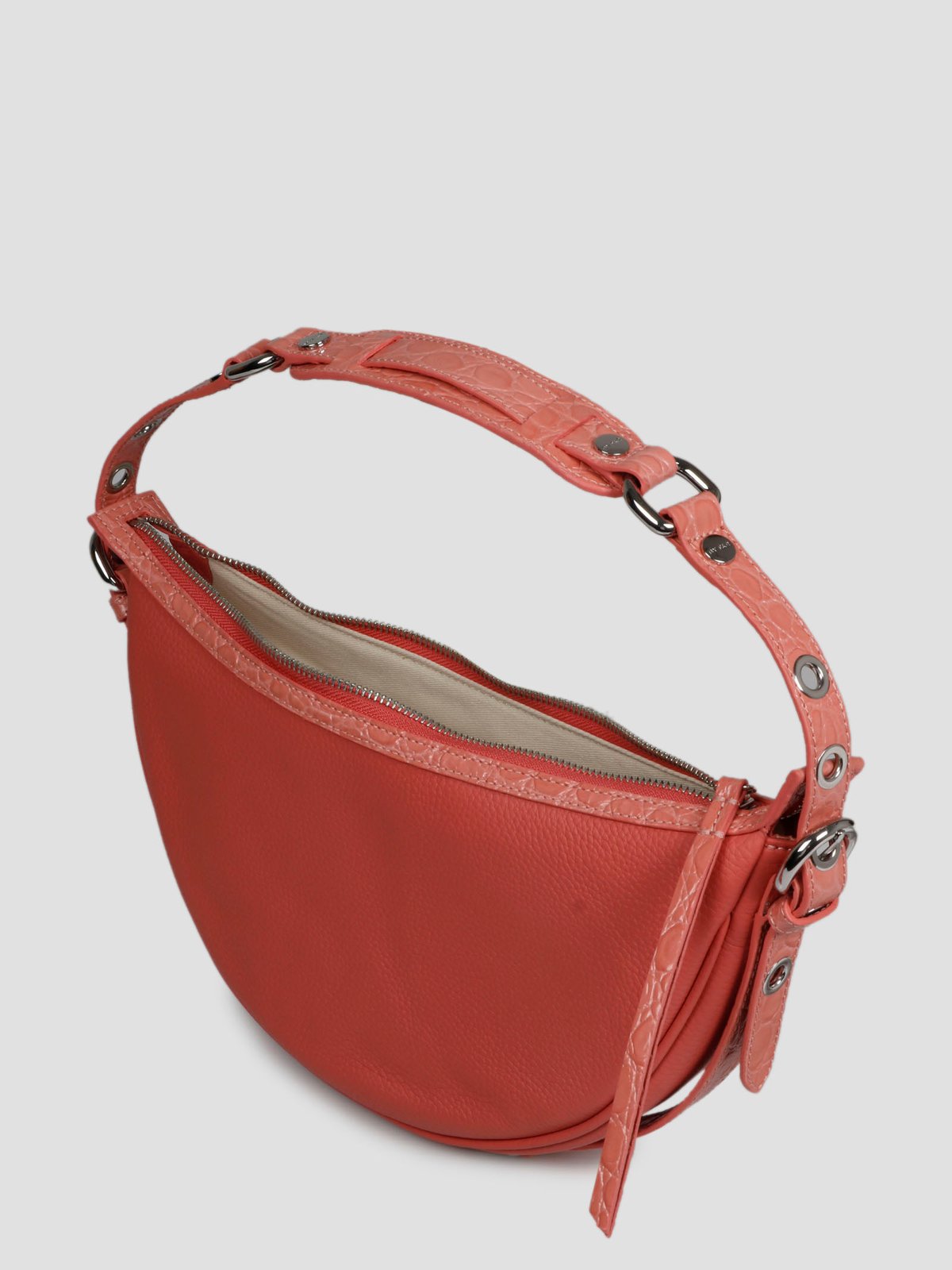 By Far Gib Zip-Up Shoulder Bag
