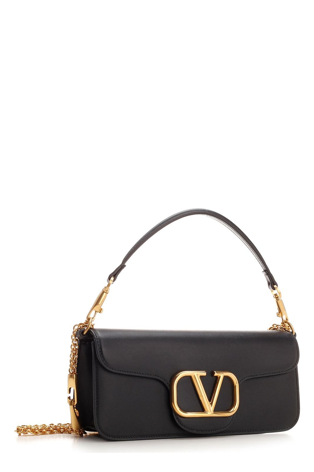 Valentino Locò VLogo Signature Foldover Top Shoulder Bag