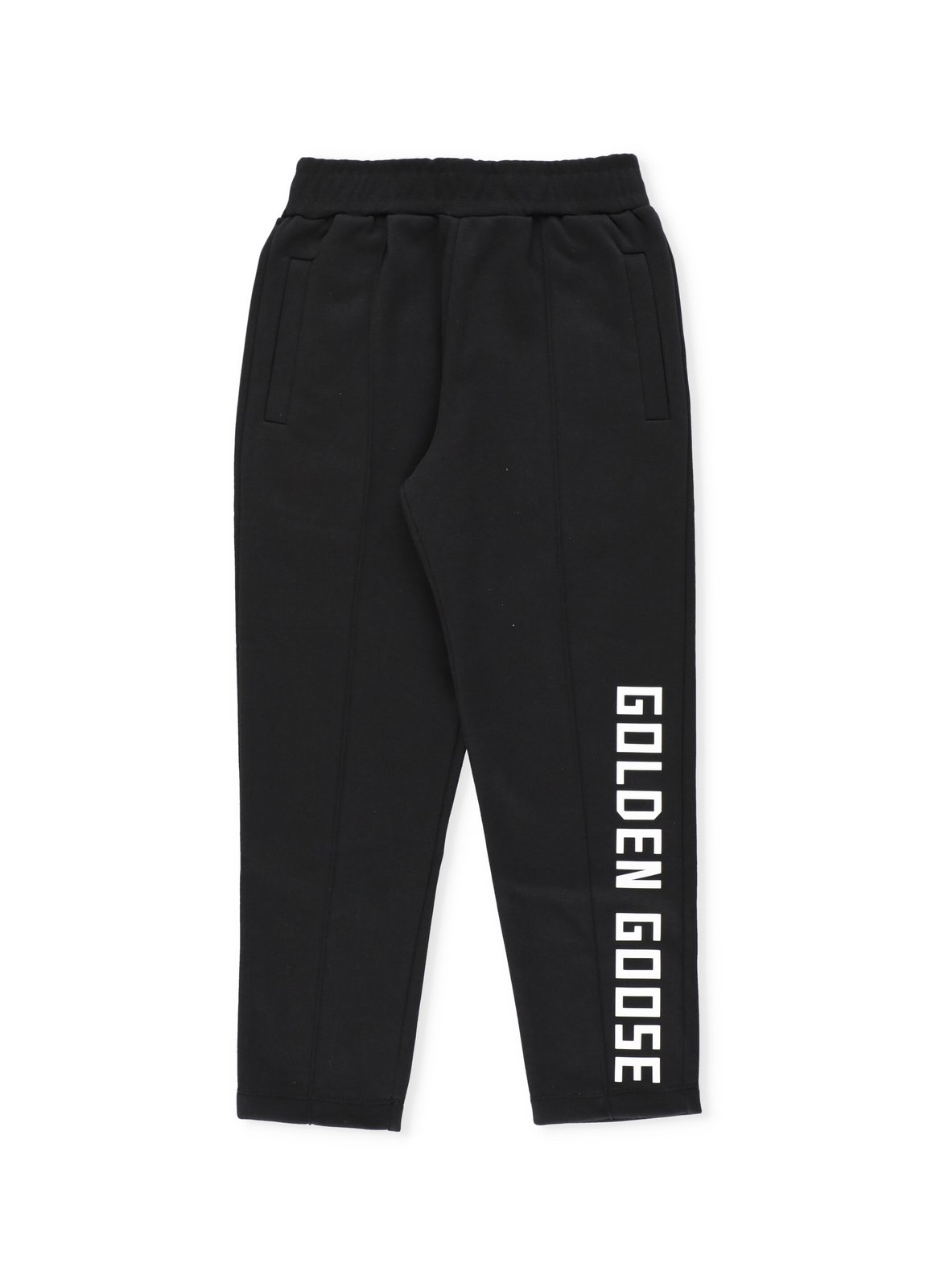 Golden Goose Kids Logo Printed Straight Leg Trousers