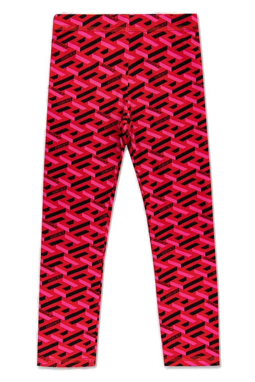 Versace Kids All-Over Printed Leggings