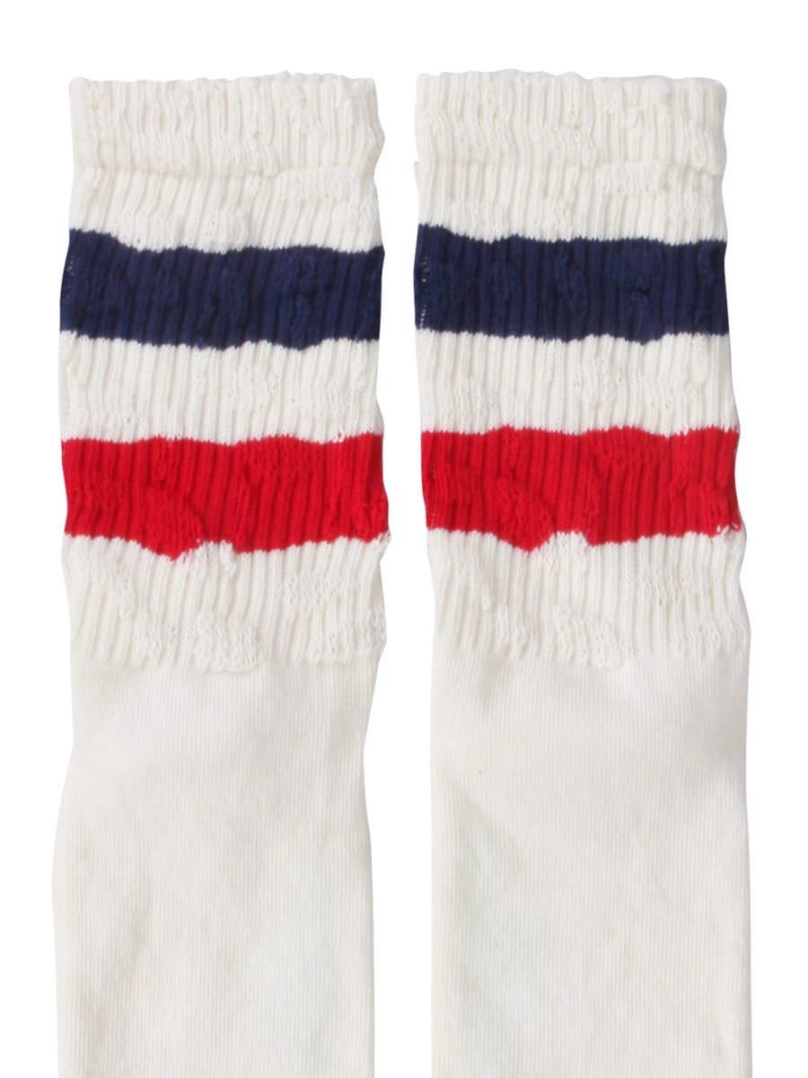 Golden Goose Deluxe Brand Striped Knitted Ankle Socks