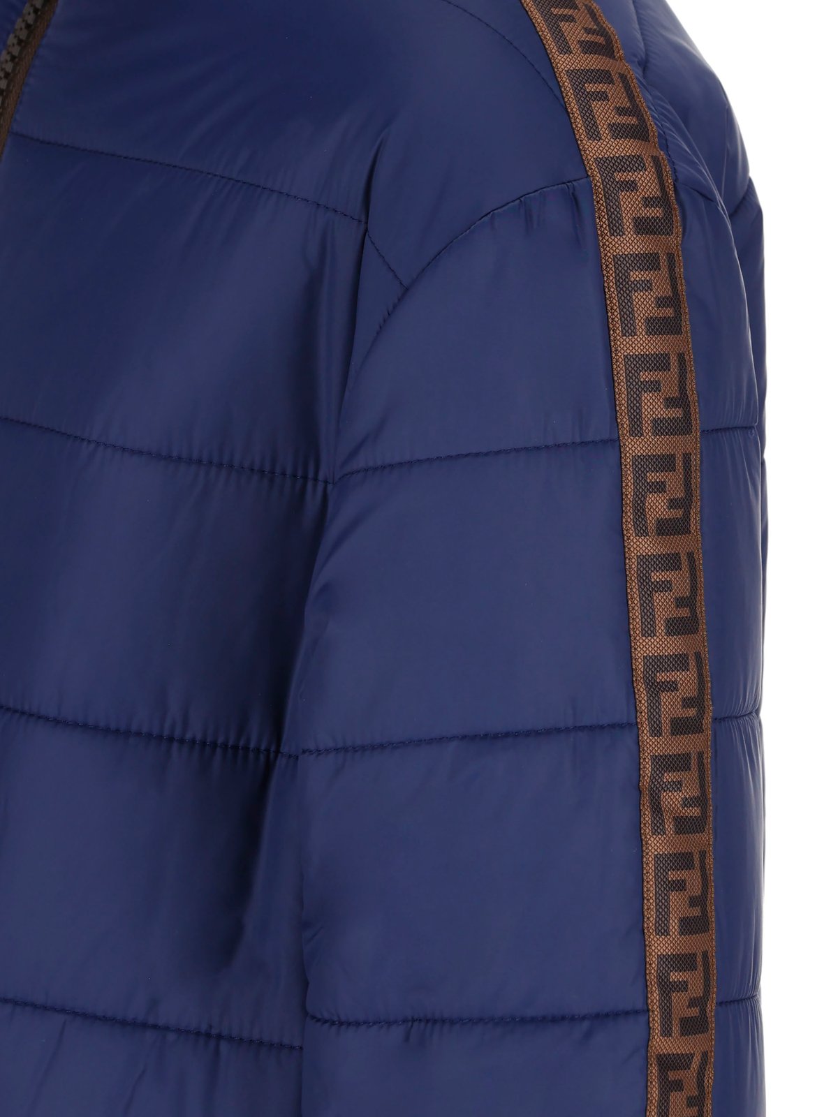 Fendi Kids FF Printed Reversible Down Jacket