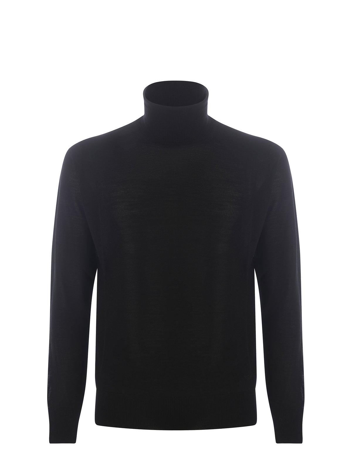 Emporio Armani Long-Sleeved Roll Neck Knitted Jumper