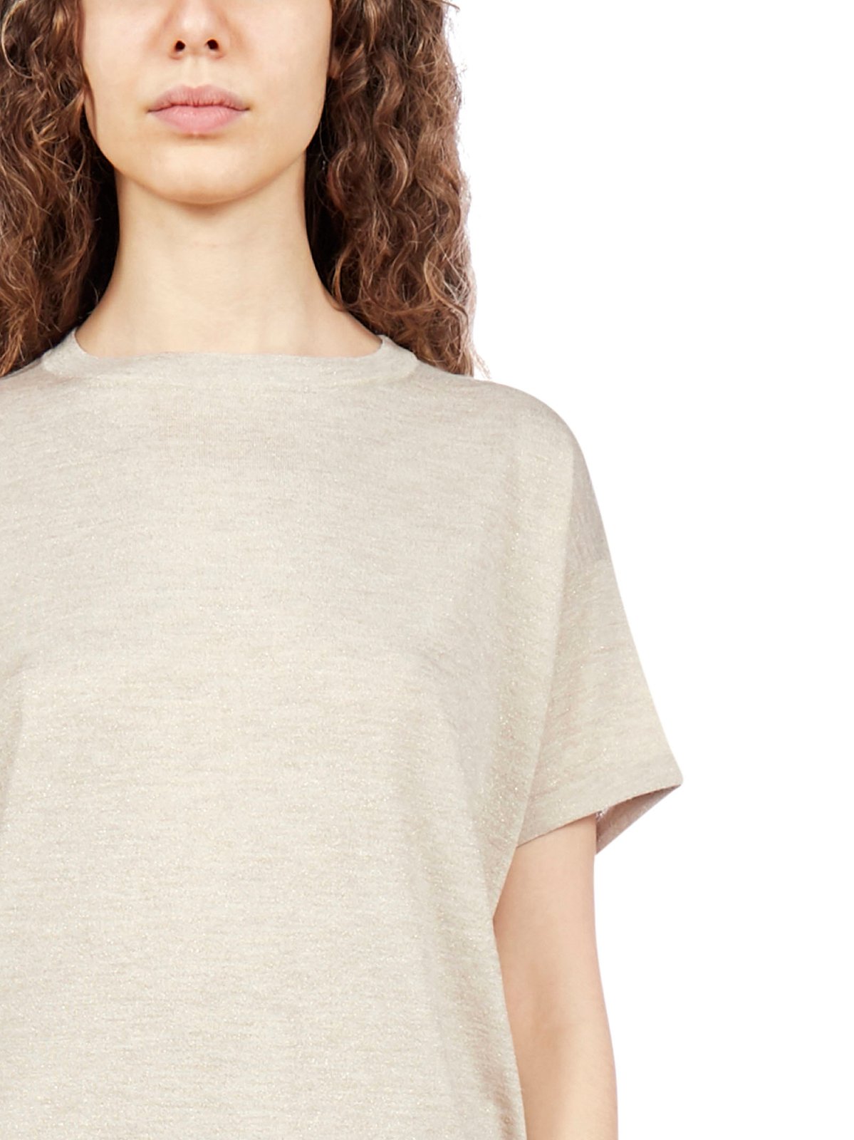 Brunello Cucinelli Short-Sleeved Crewneck Knitted T-Shirt