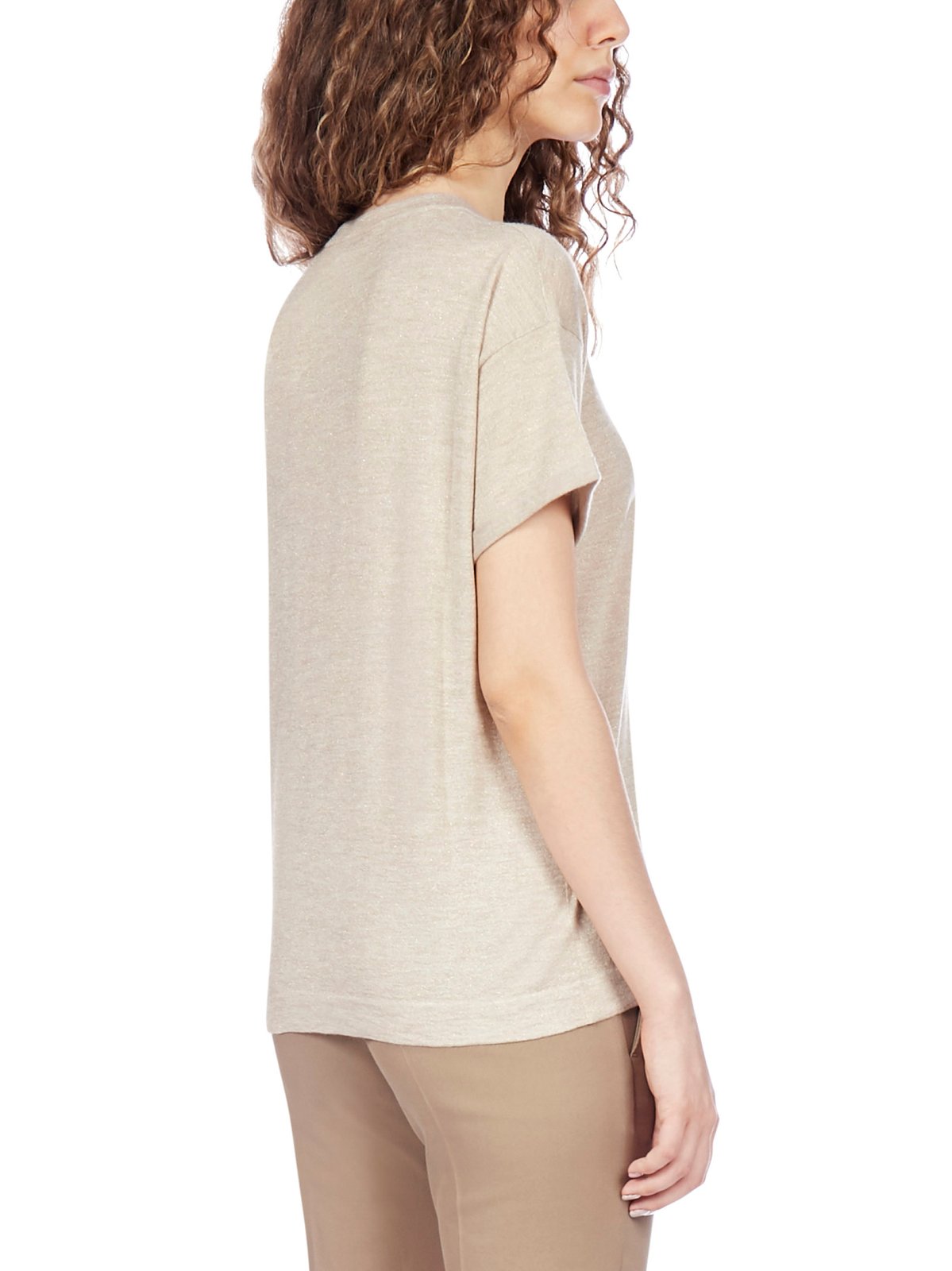 Brunello Cucinelli Short-Sleeved Crewneck Knitted T-Shirt