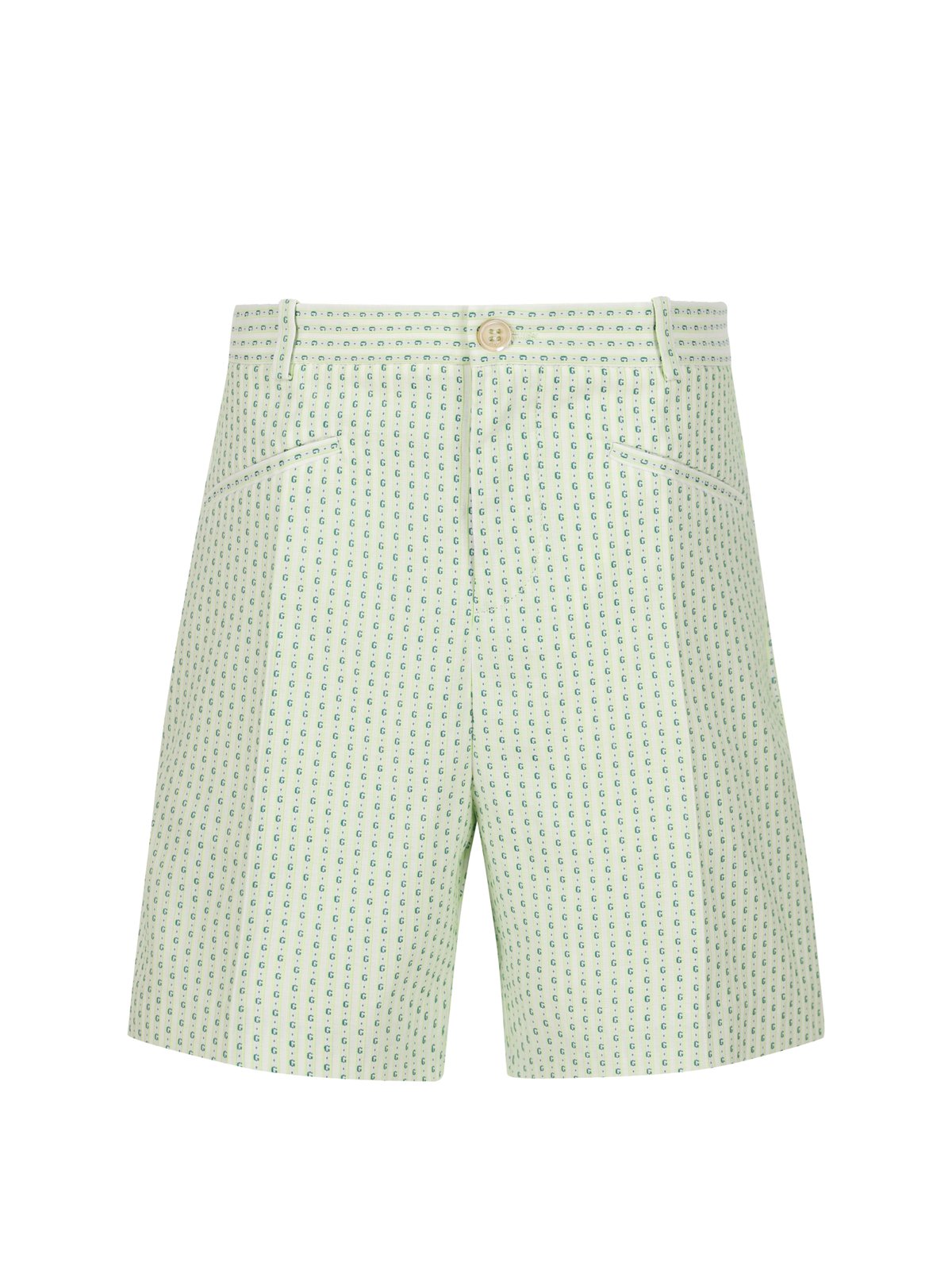 Gucci Kids Button Detailed Striped Shorts