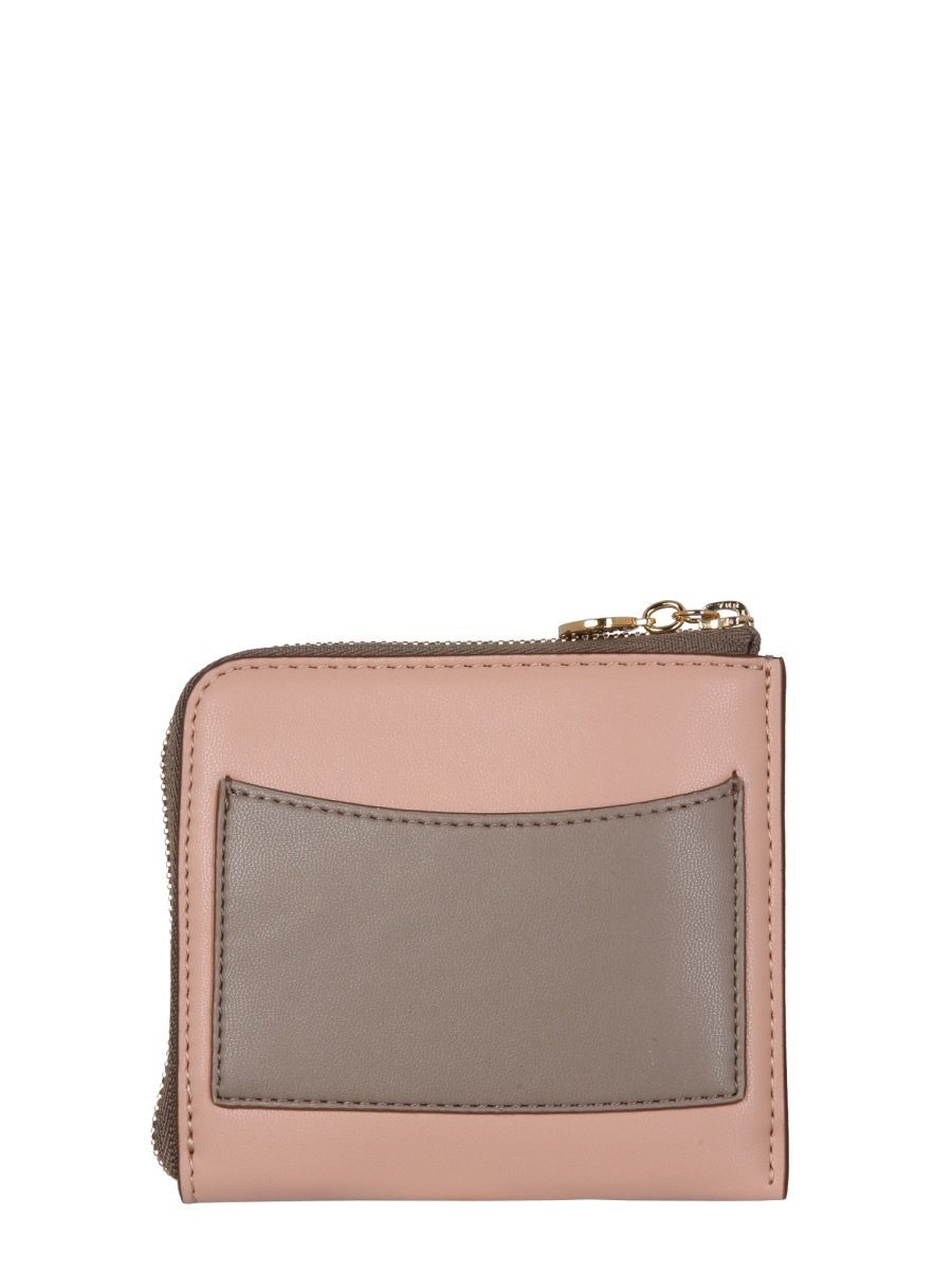 Stella McCartney Logo Perforated Zipped Wallet