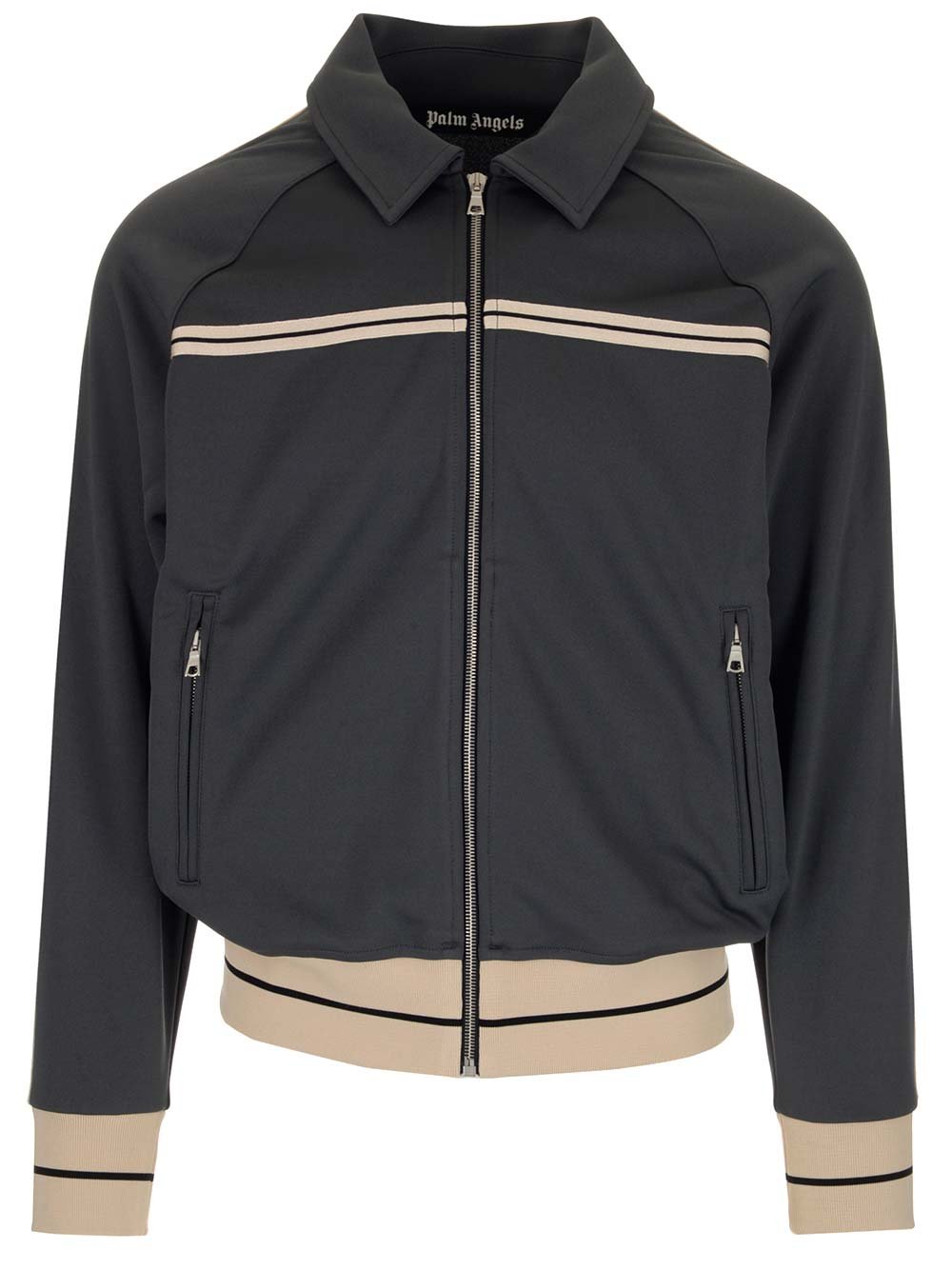 Palm Angels ミニ テープ ジップ トラック ジャケット