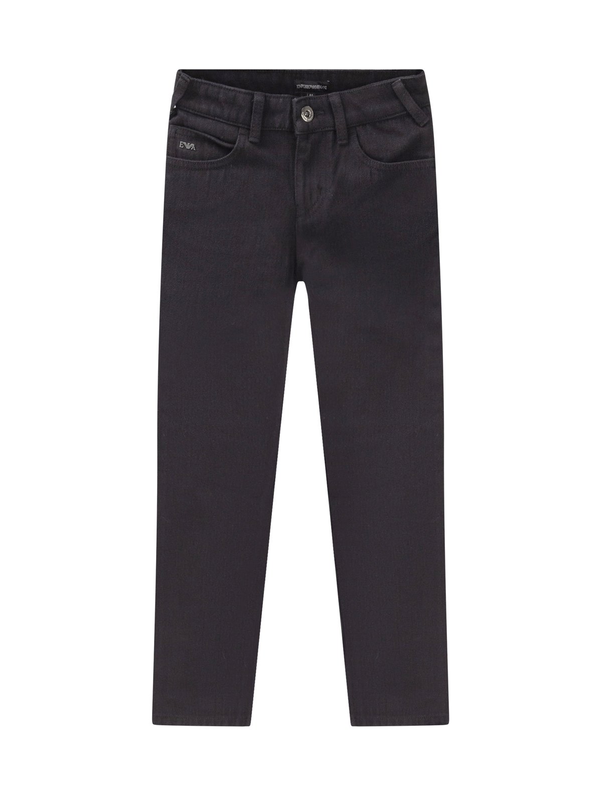 Emporio Armani キッズ ロゴテープ ストレートレッグ ジーンズ