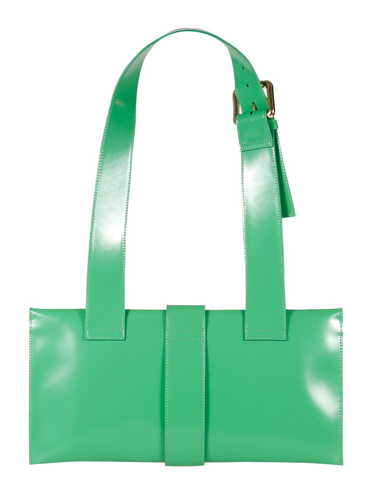 By Far Carol Buckle Detailed Shoulder Bag