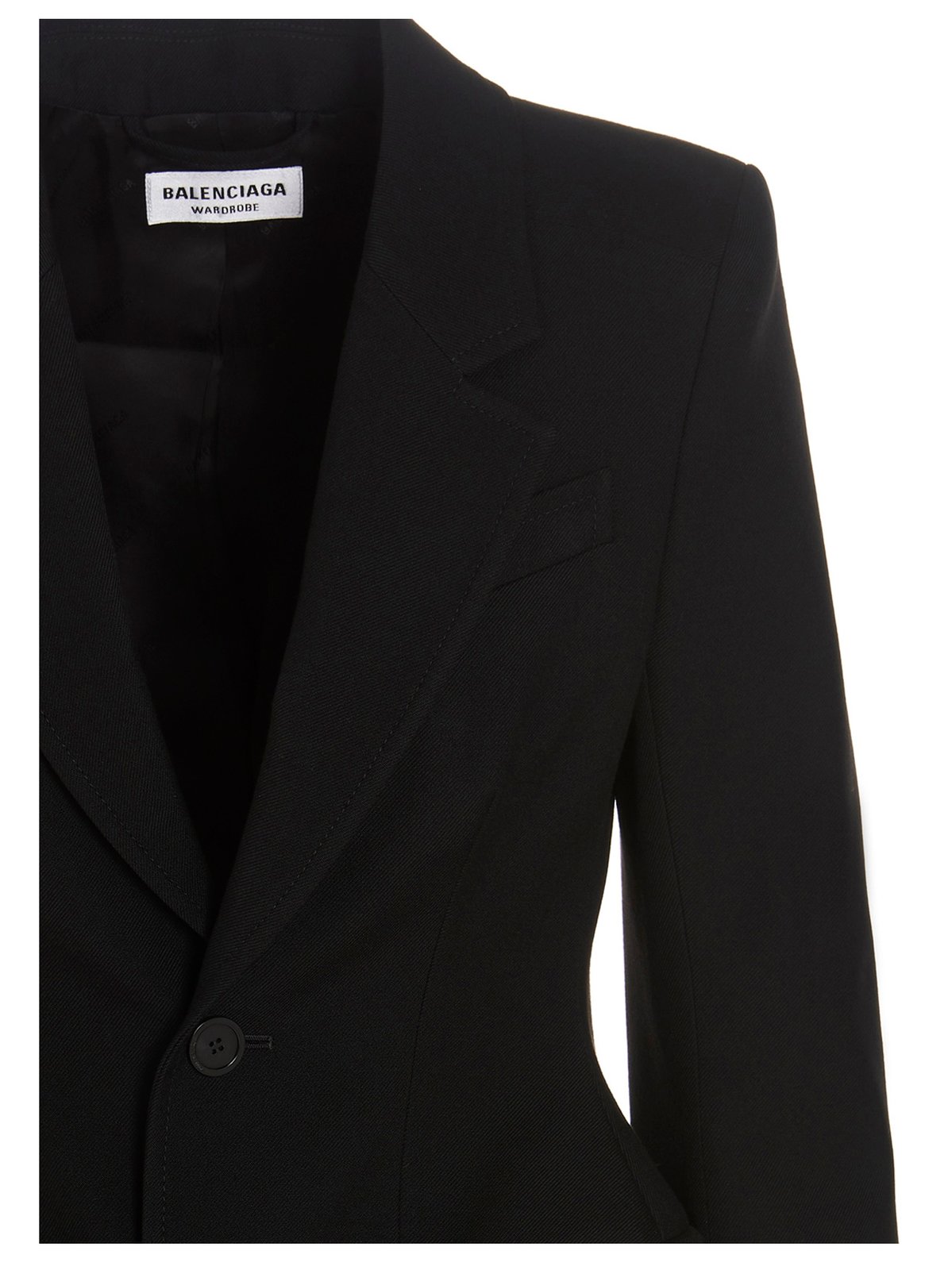 Balenciaga Hourglass Single-Breasted Jacket
