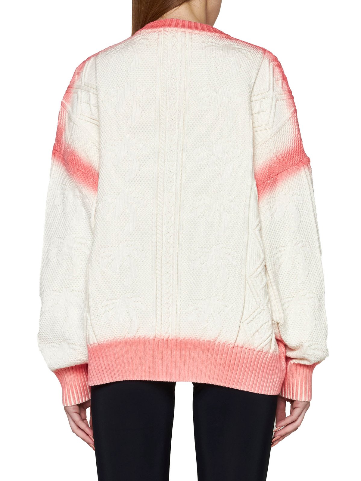 Palm Angels 스프레이 팜 크루넥 점퍼