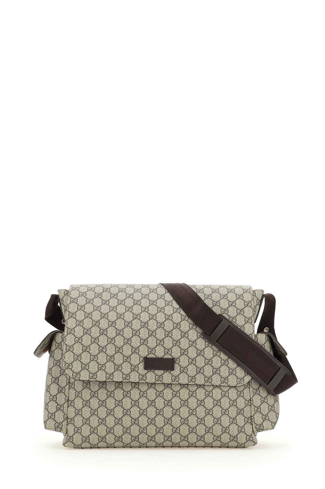 グッチ キッズ GGスプリーム フォールドオーバー トップ チェンジング バッグ