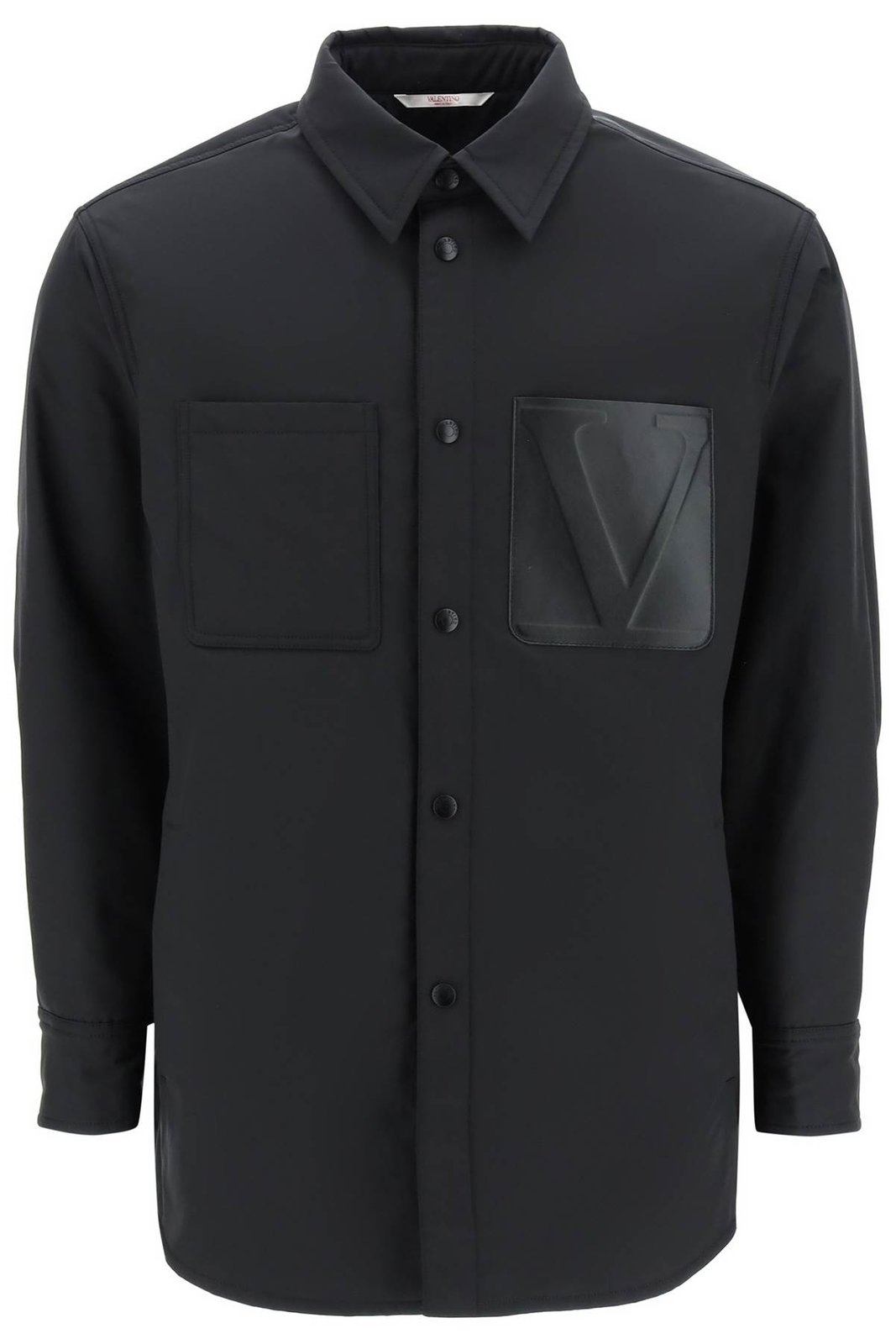 Valentino	Logo Patch Long-Sleeved Jacket