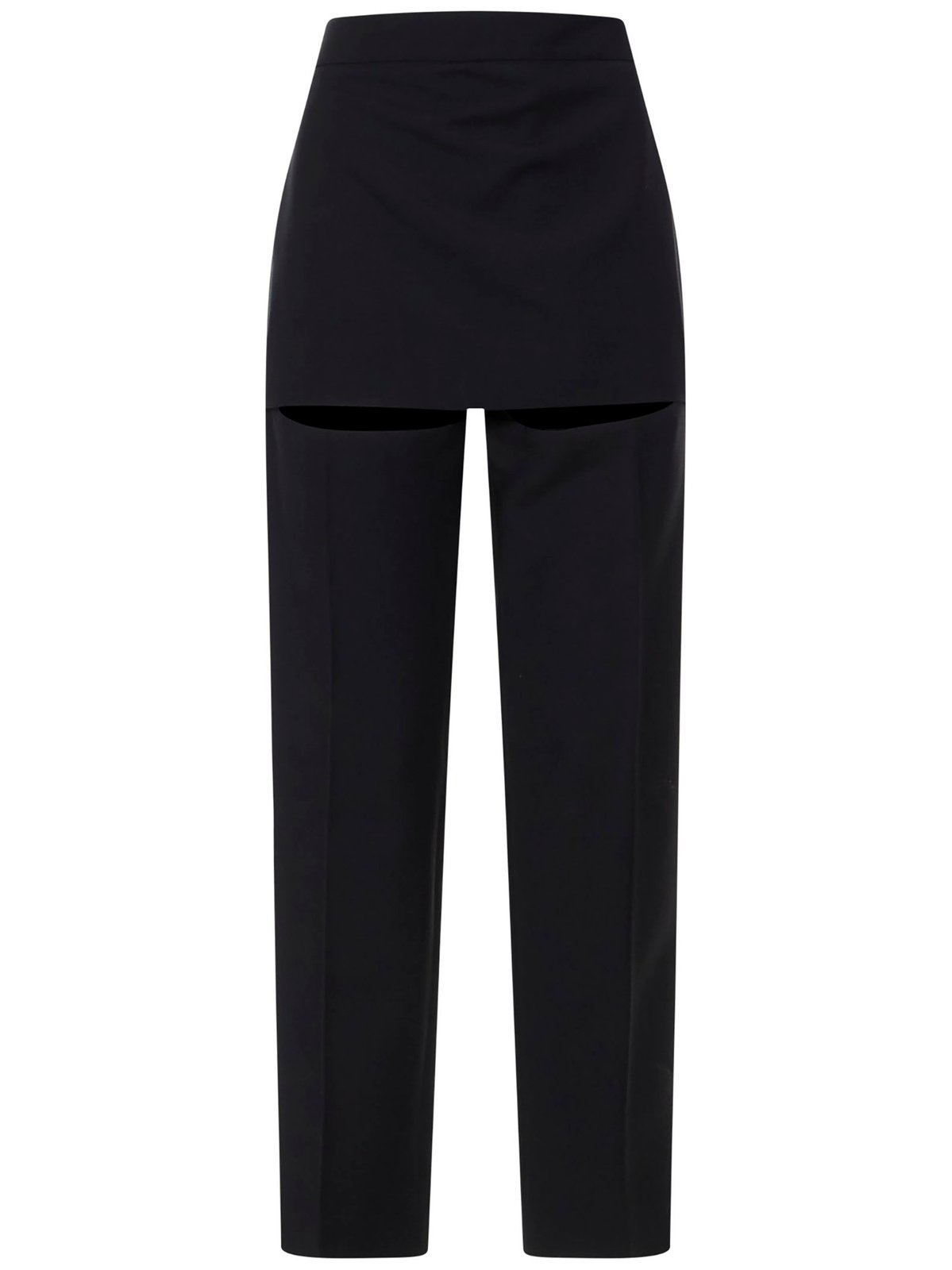 Givenchy Skirt Panel Slim Cut Trousers