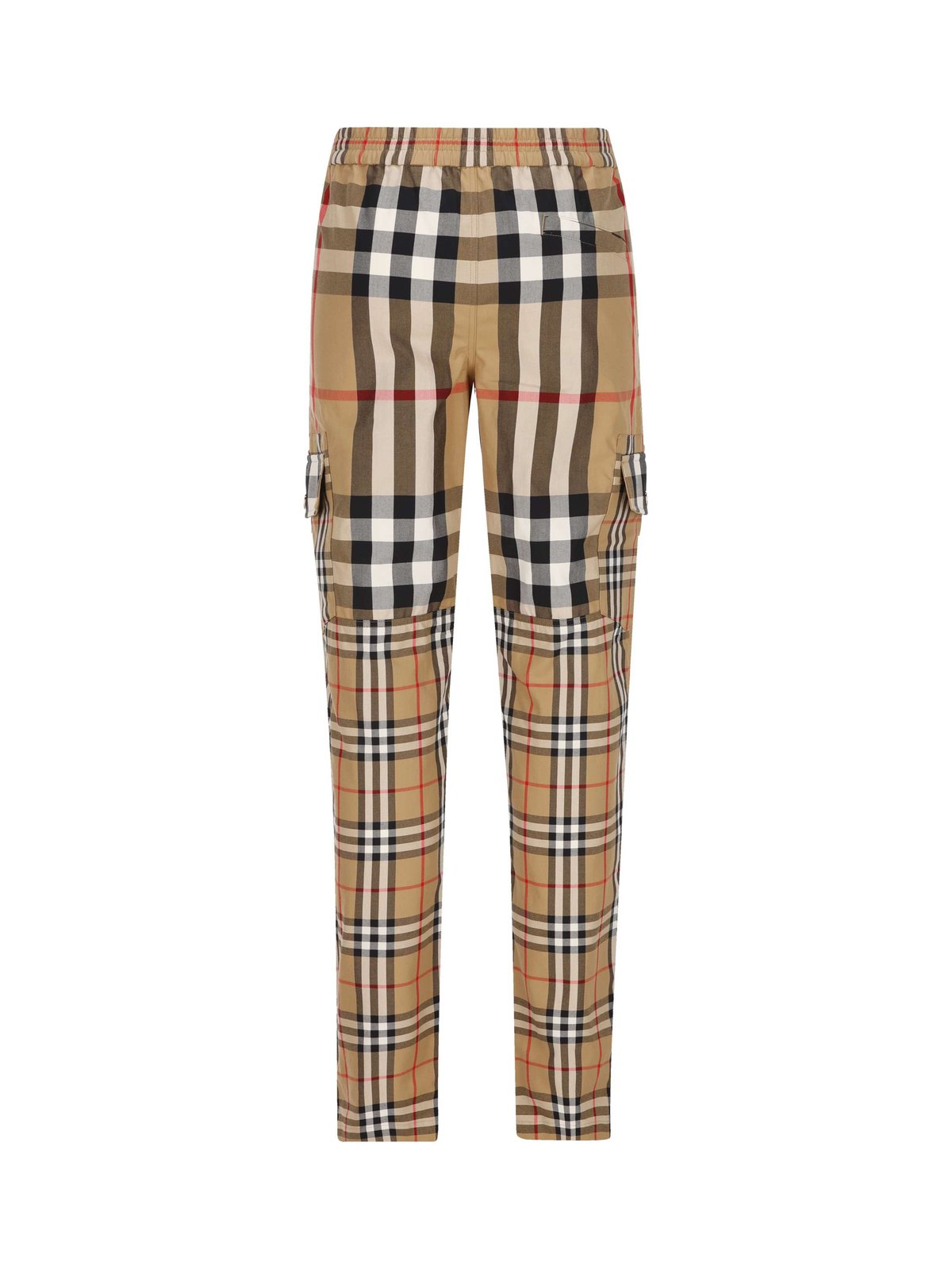 Burberry Kids Checked Straight Leg Pants