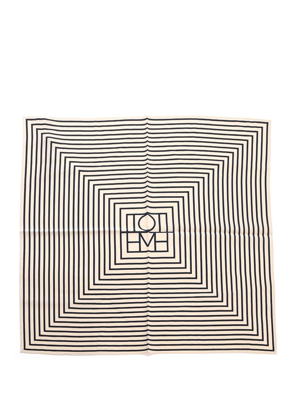 Totême Geometric Printed Finished Edge Scarf