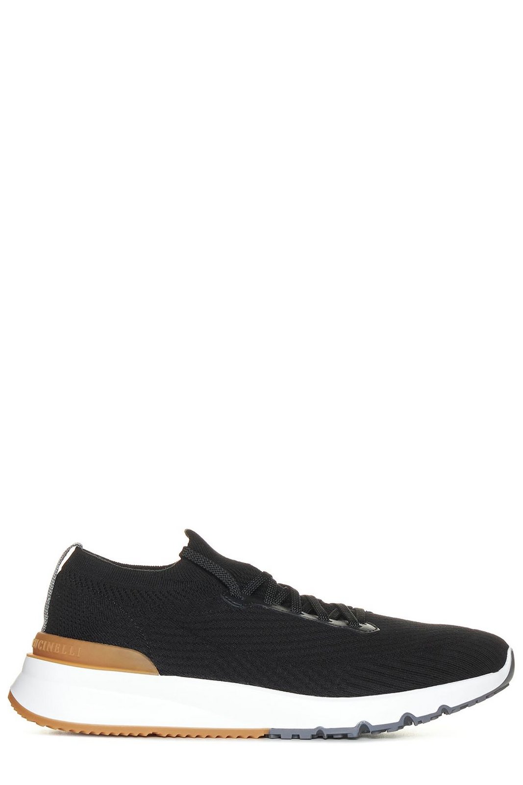 Brunello Cucinelli Knitted Lace-Up Sneakers