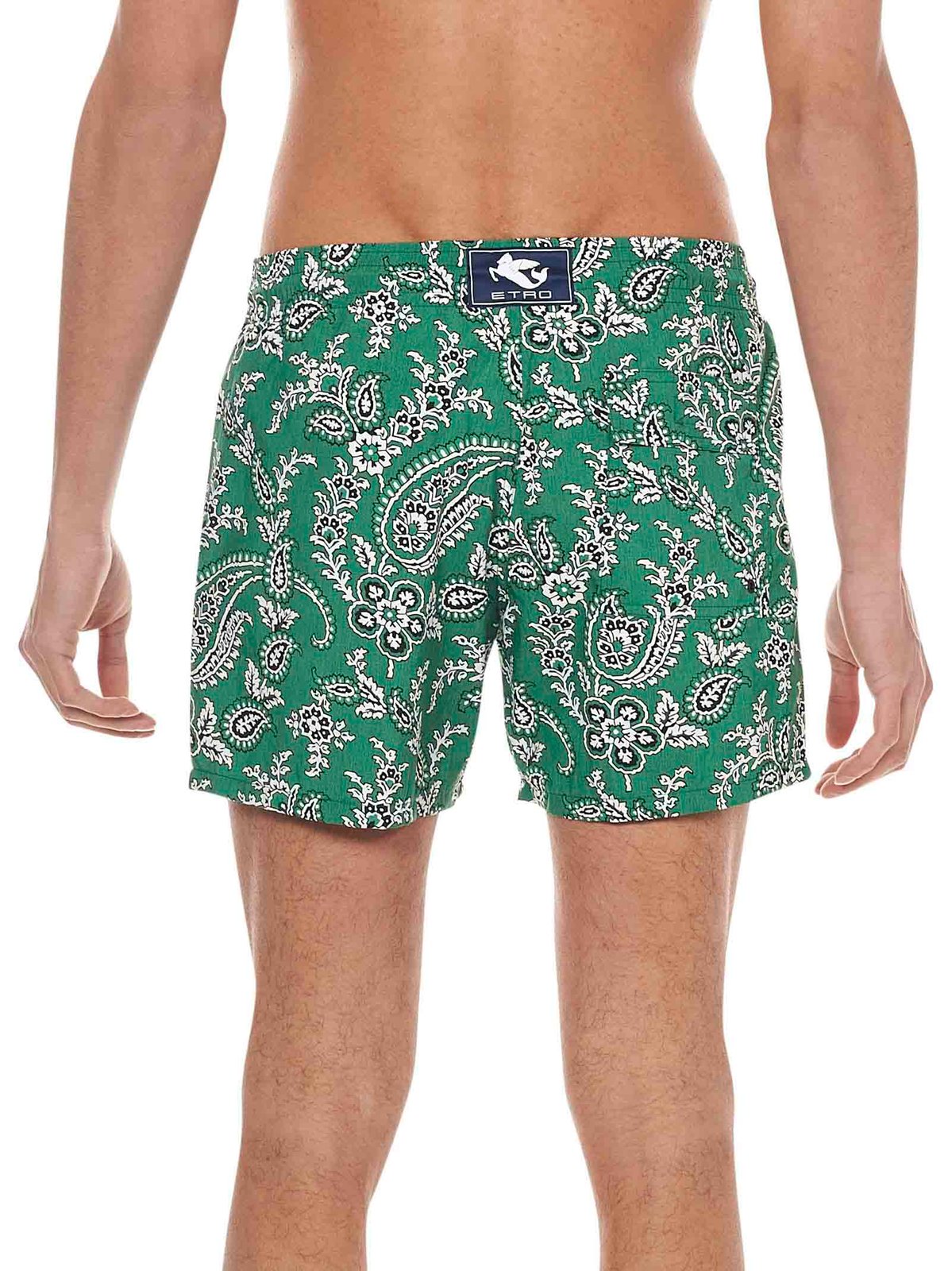 Etro Pattern Printed Drawstring Swim Shorts