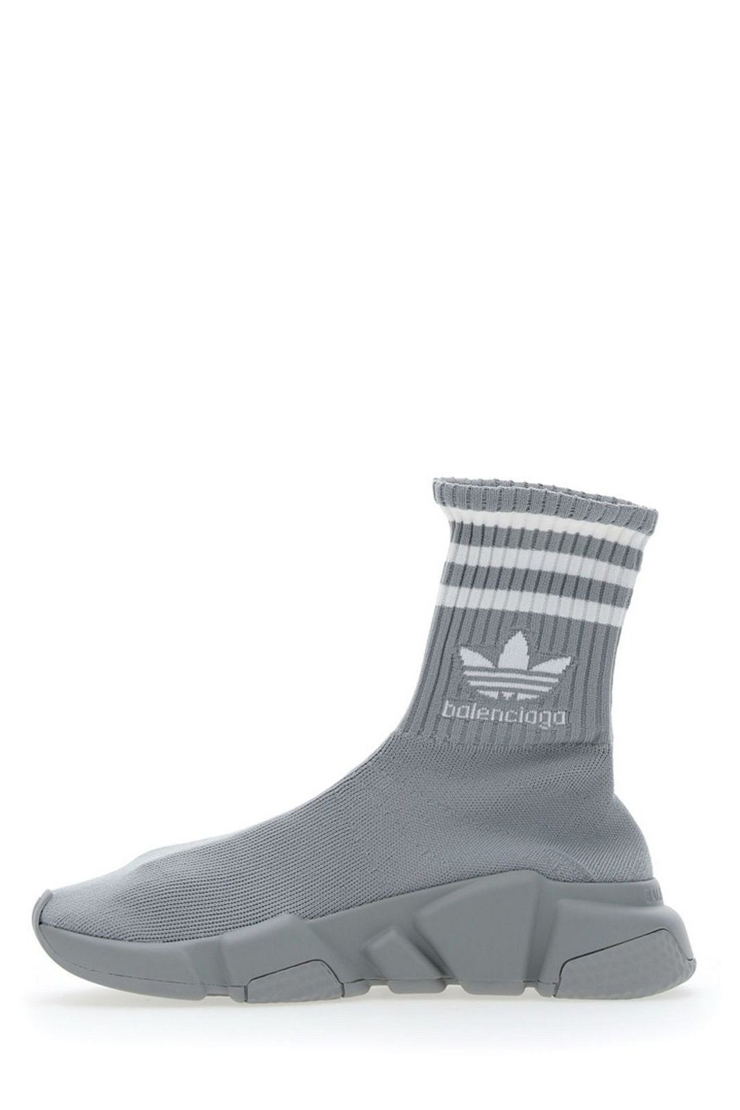 Balenciaga X Adidas Logo Embroidered Sock Sneakers