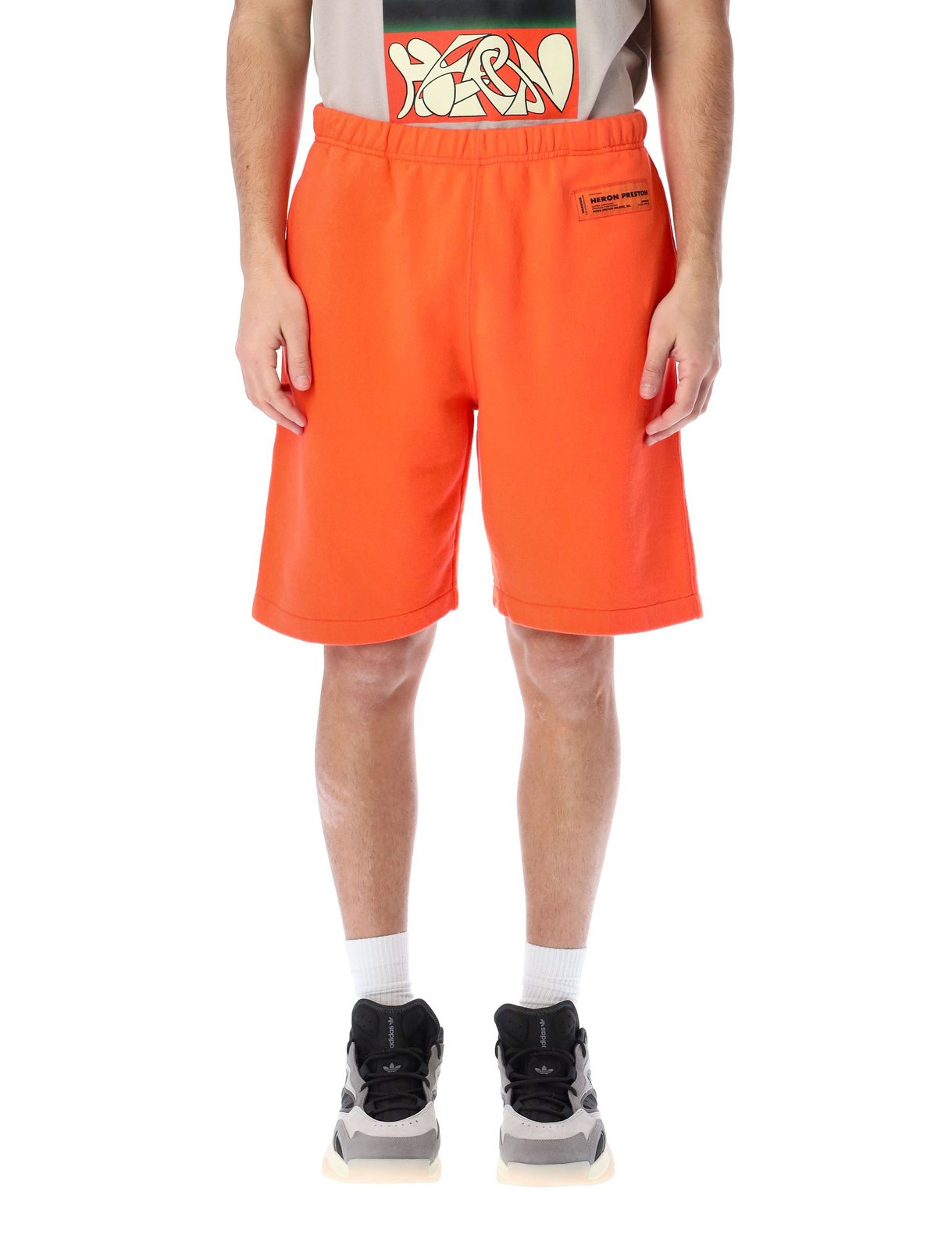 Heron Preston Logo Patch Bermuda Shorts