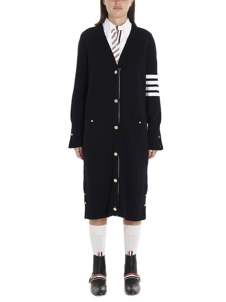Thom Browne 四條紋長版開襟衫