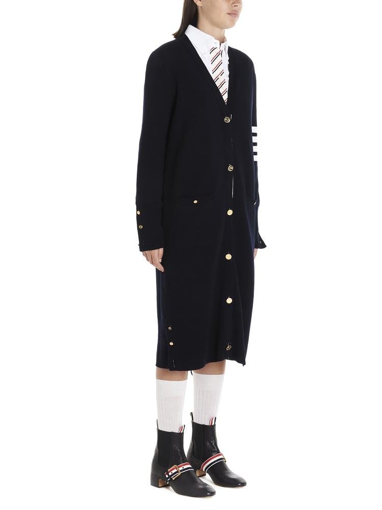 Thom Browne 四條紋長版開襟衫