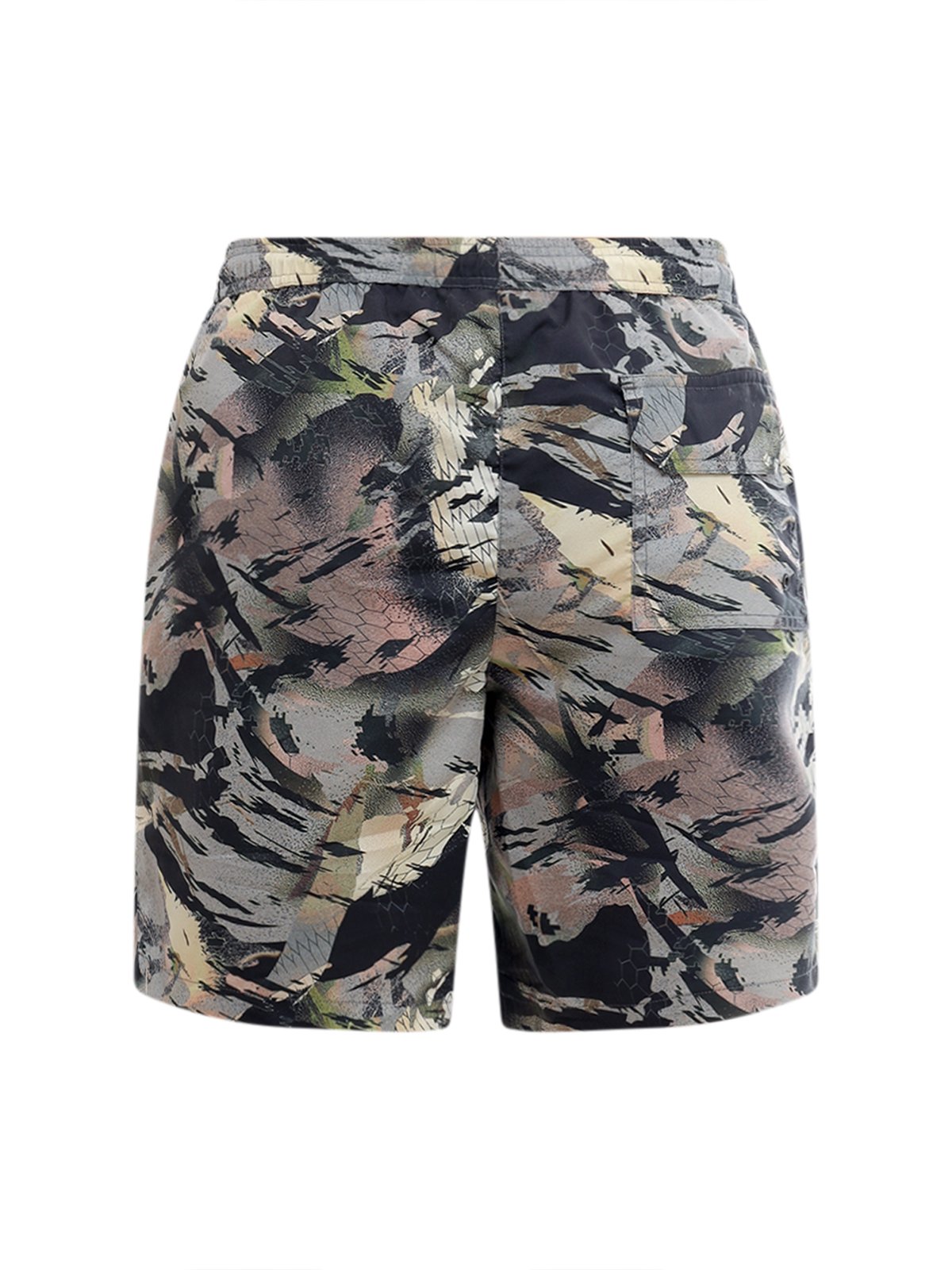 Heron Preston Camouflage Logo Patch Swim Shorts