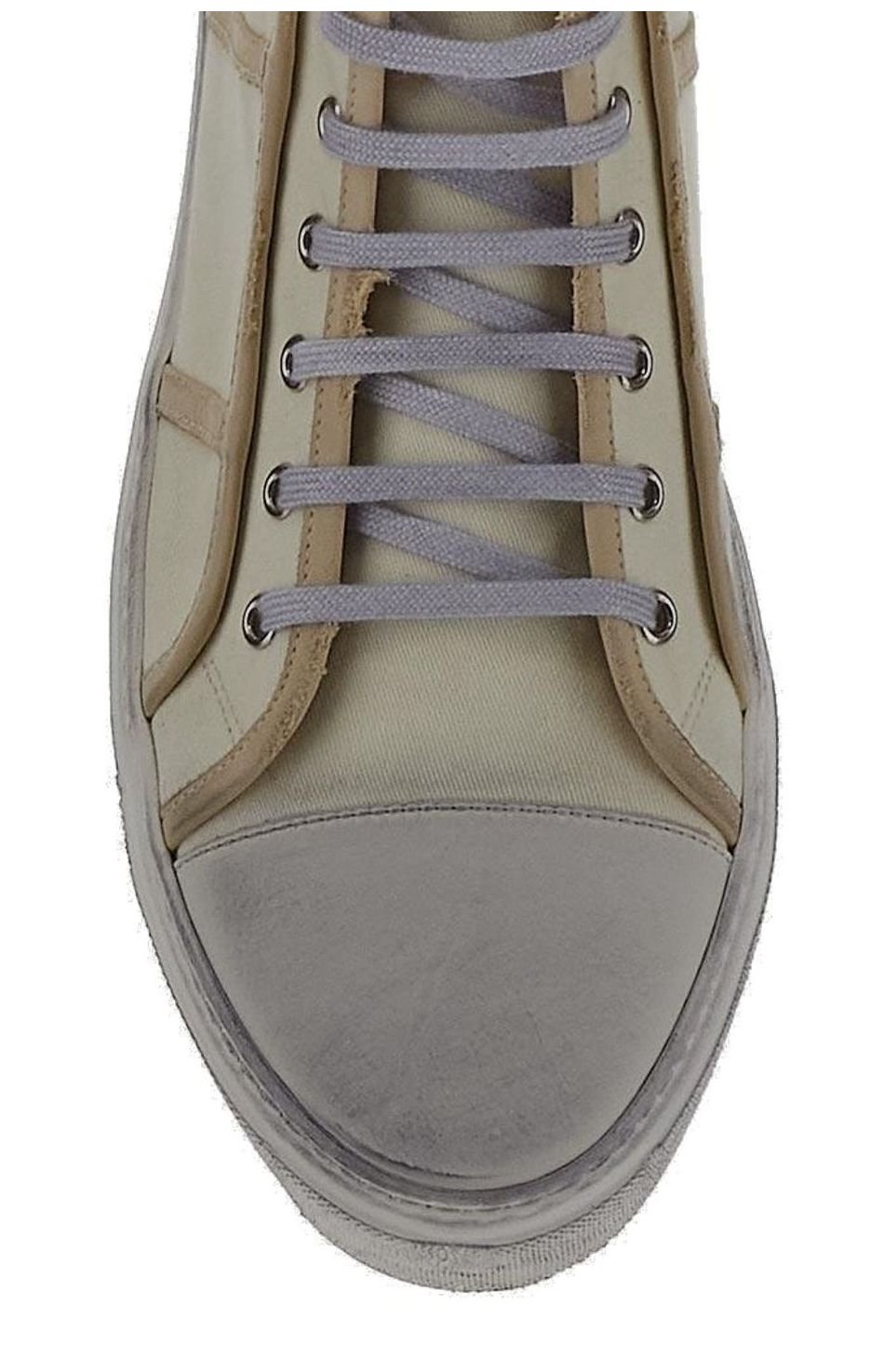 Dolce & Gabbana Distressed Lace-Up Sneakers