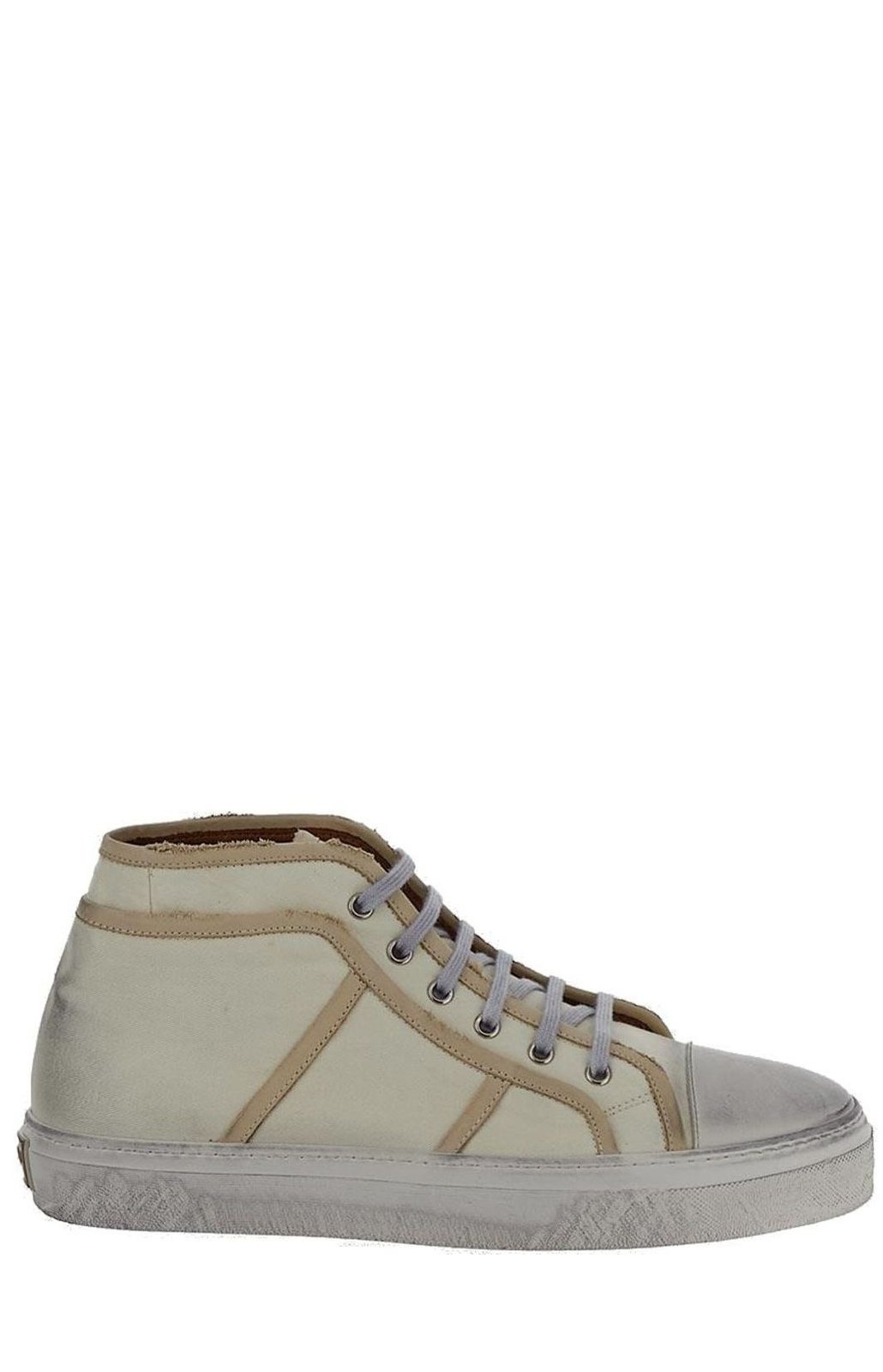 Dolce & Gabbana Distressed Lace-Up Sneakers