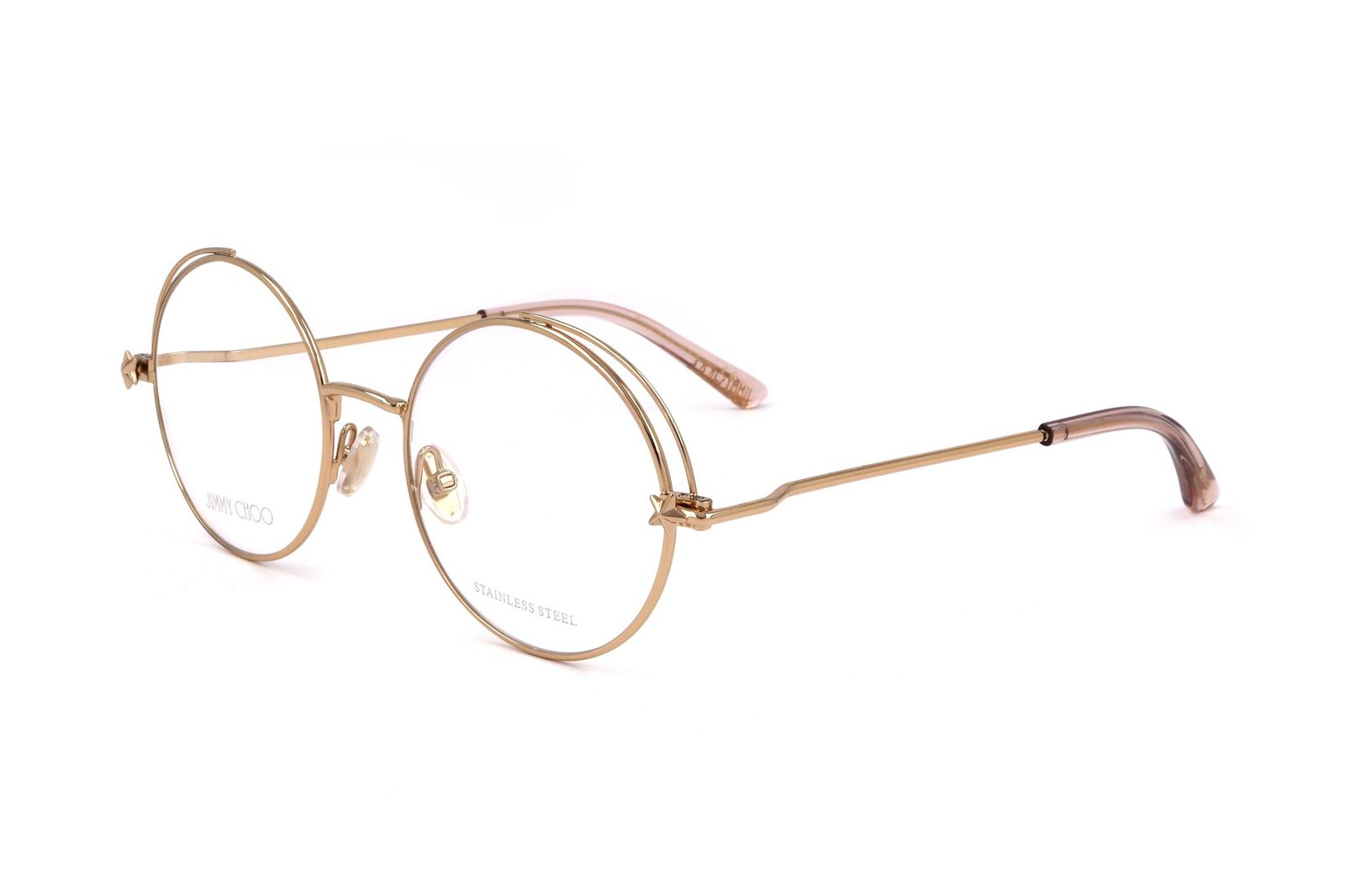 Jimmy Choo Eyewear Round Frame Glasses