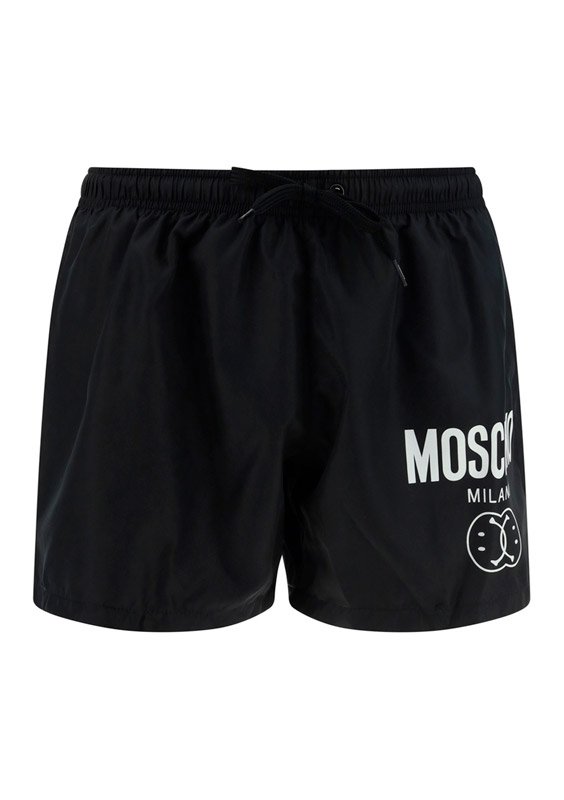 Moschino 標誌印花抽繩泳褲 36 Moschino 標誌印花抽繩泳褲