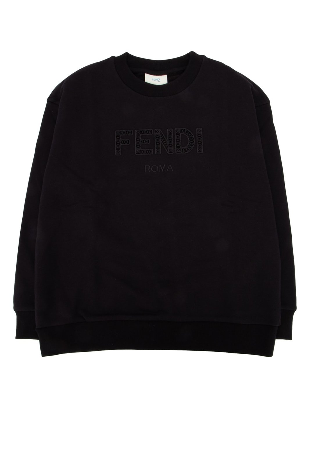 Fendi Kids Logo Embroidered Sweatshirt
