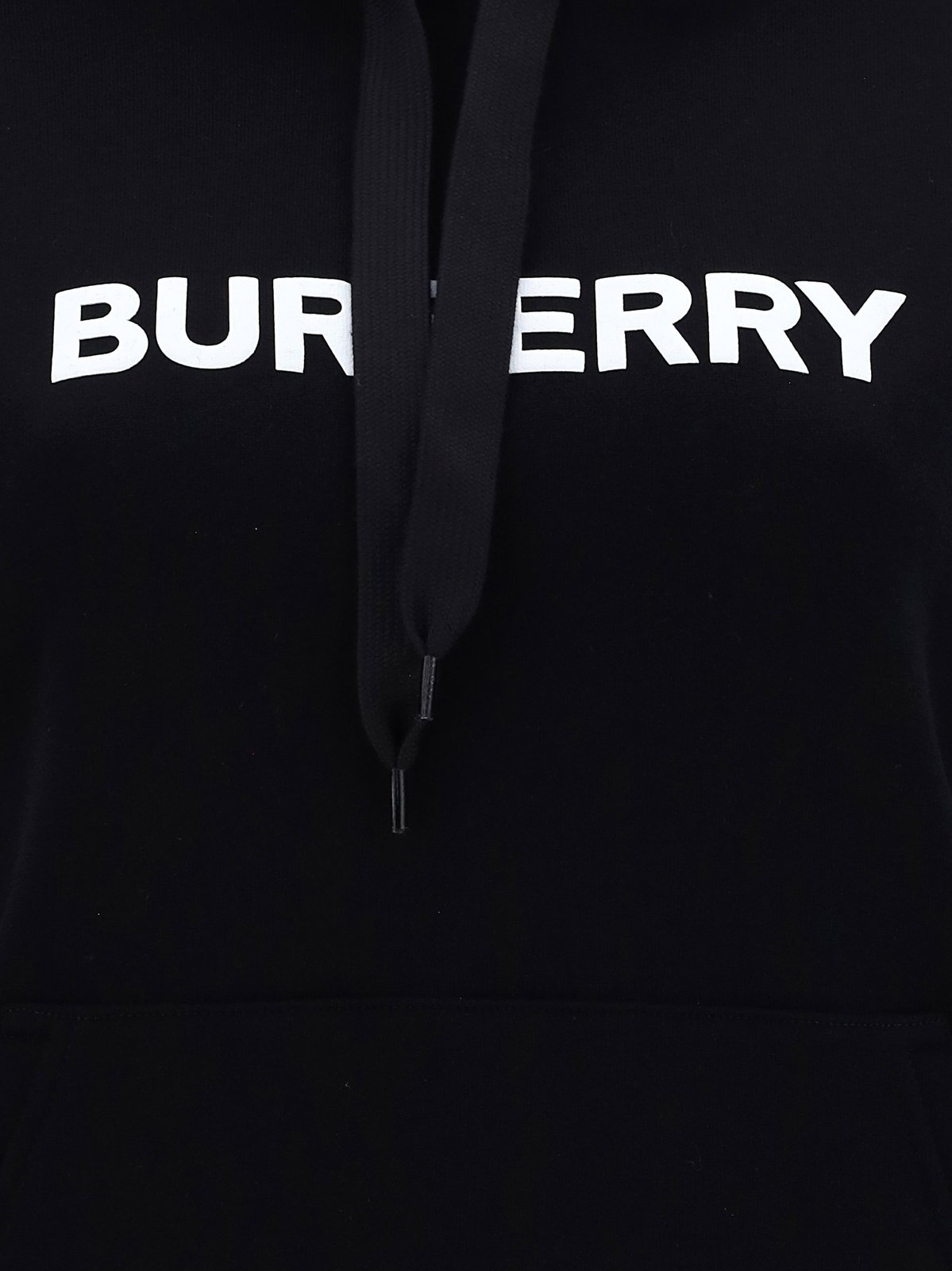 Burberry Logo Printed Drawstring Hoodie
