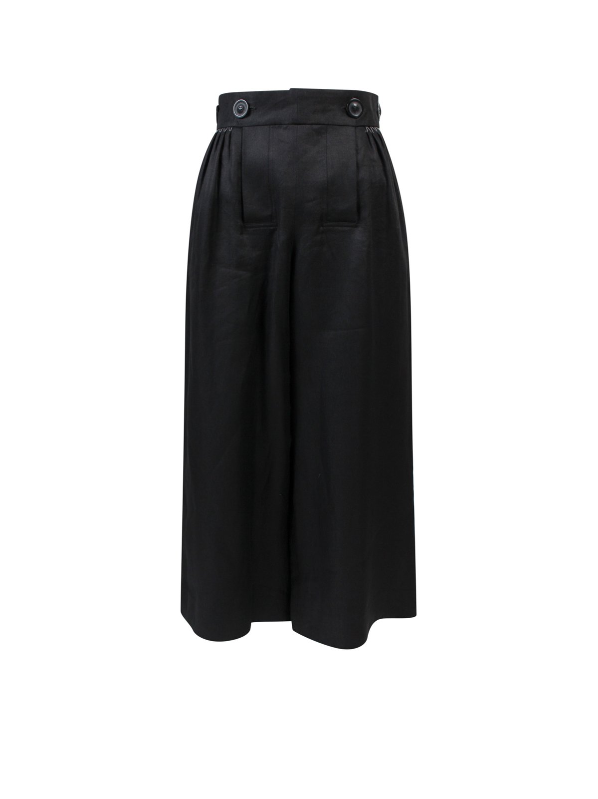 Maison Margiela High Waist Wide Leg Trousers