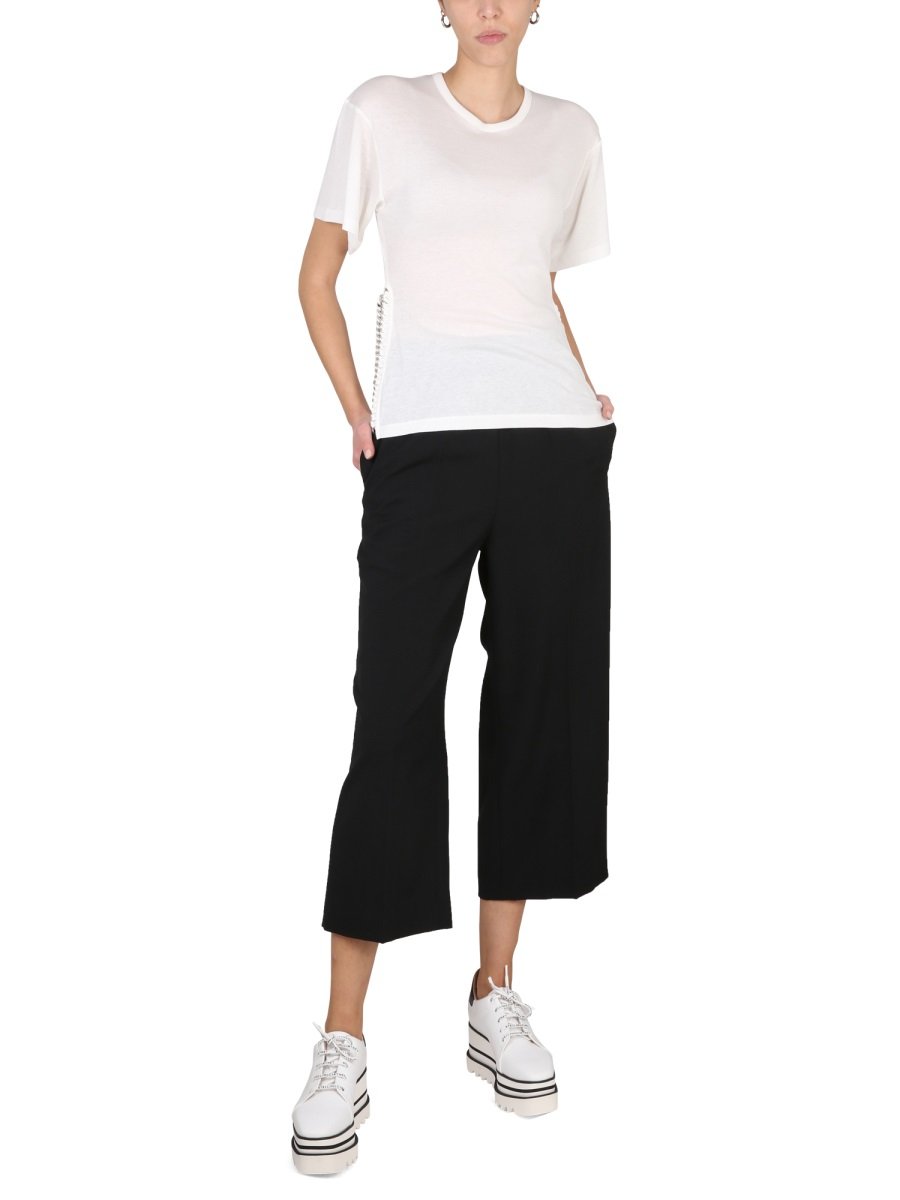 Stella McCartney Chain-Detailed Crewneck T-Shirt